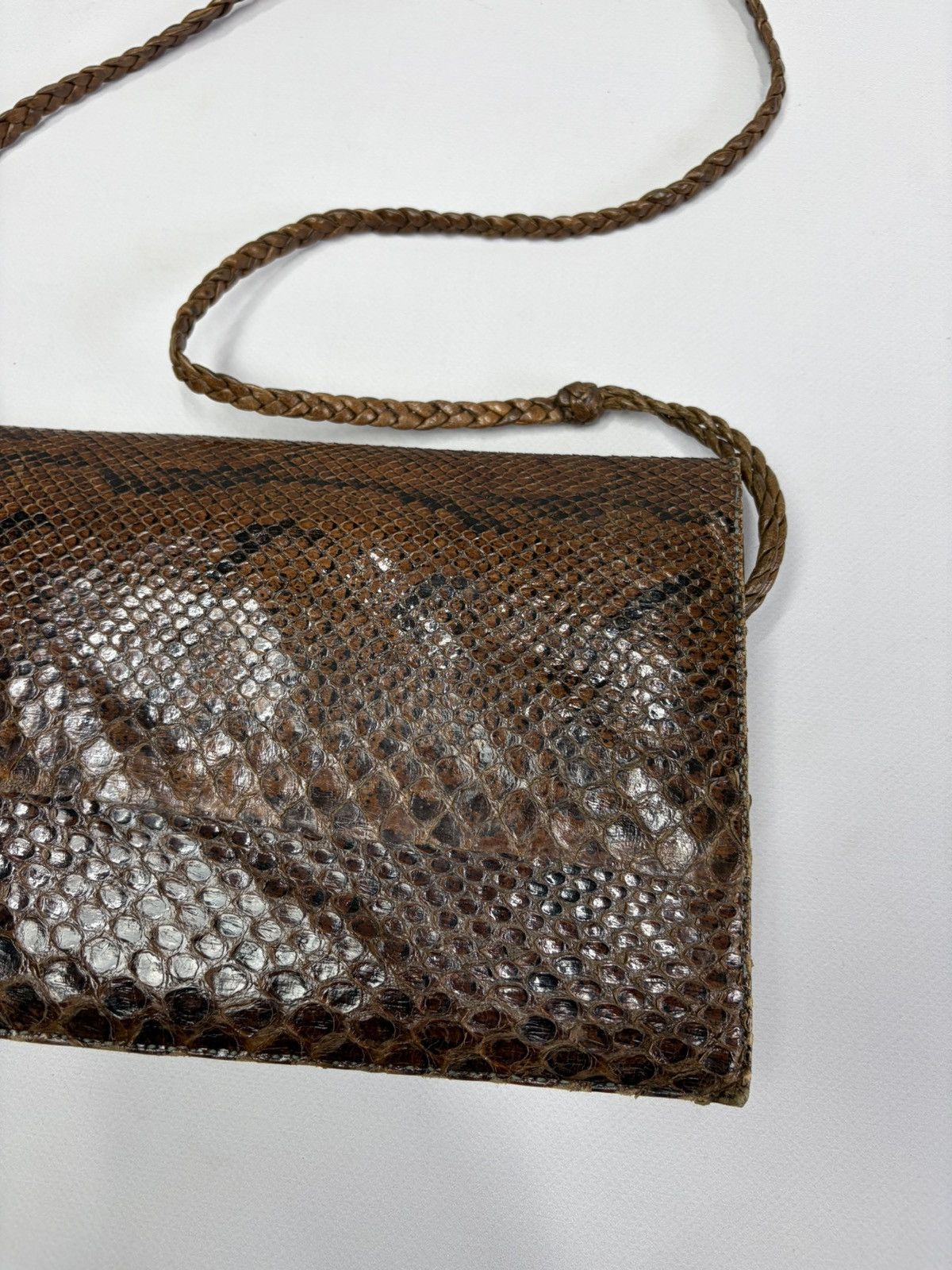KMRii Snakeskin Leather Bag Y2K Archive KMRii If Six Was Nine Vibe Size ONE SIZE - 12 Thumbnail