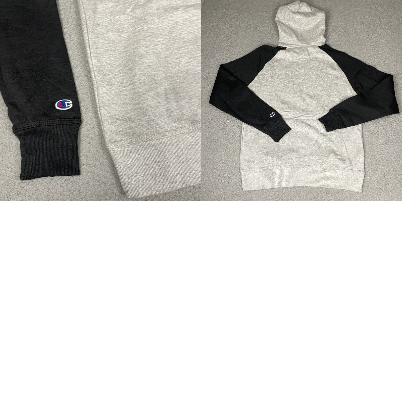 Champion Champion Sweatshirt Adult Small Gray Two Toned Pullover Hoodie New With Tags NWT Size US S / EU 44-46 / 1 - 8 Thumbnail