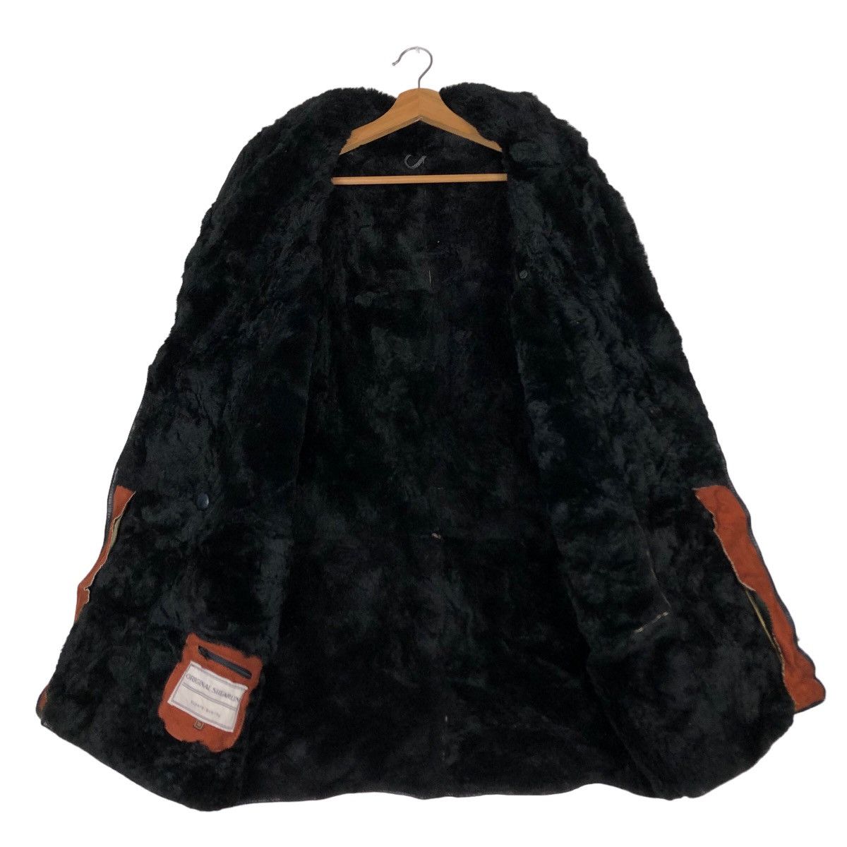 Japanese Brand 🔥Vtg Long Jacket Genuine Leather Original Shearling Fur Size US M / EU 48-50 / 2 - 11 Thumbnail