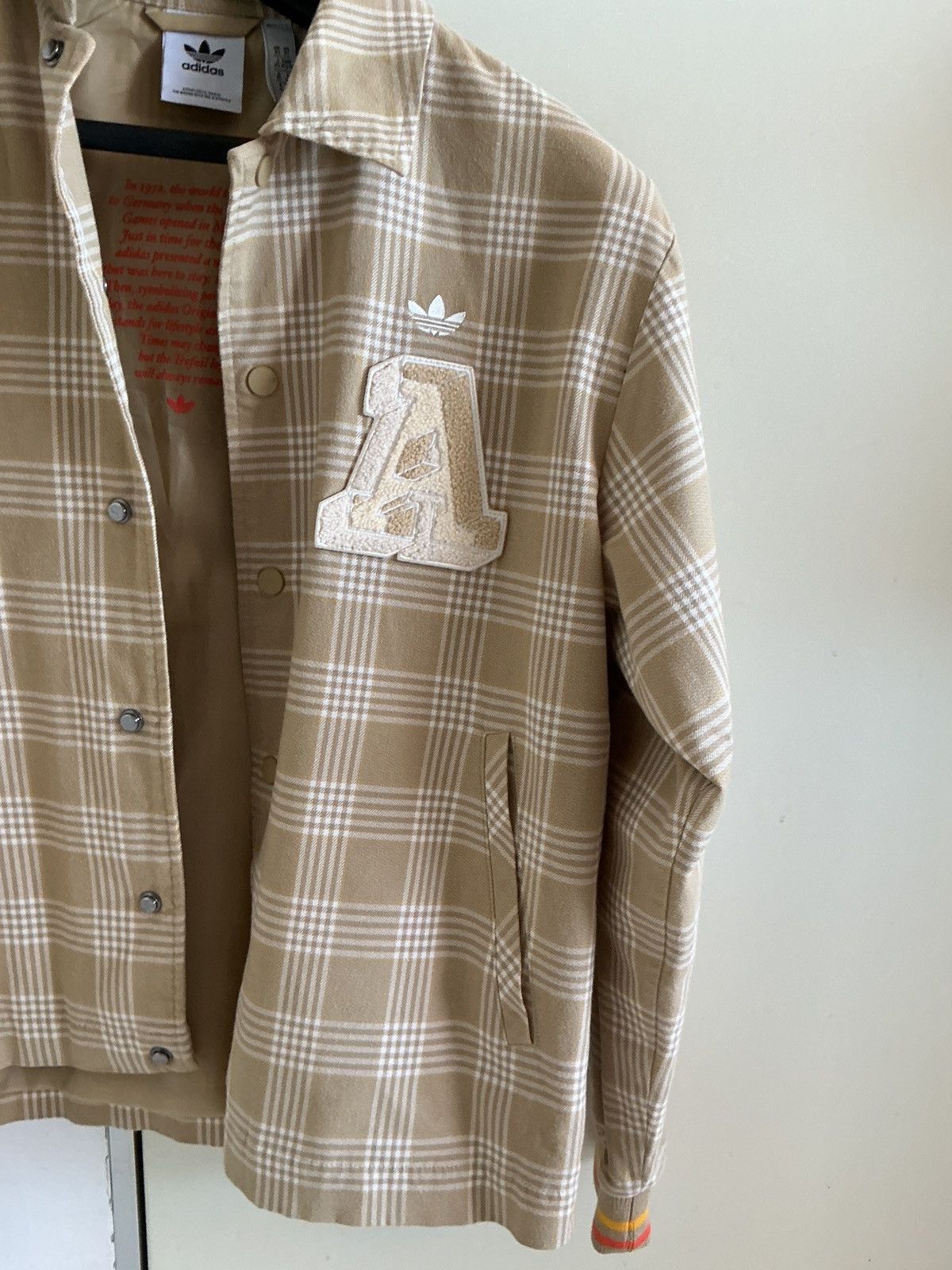 Adidas Adidas Originals Anniversary Plaid Jacket - Big Embroidery Size US M / EU 48-50 / 2 - 15 Thumbnail