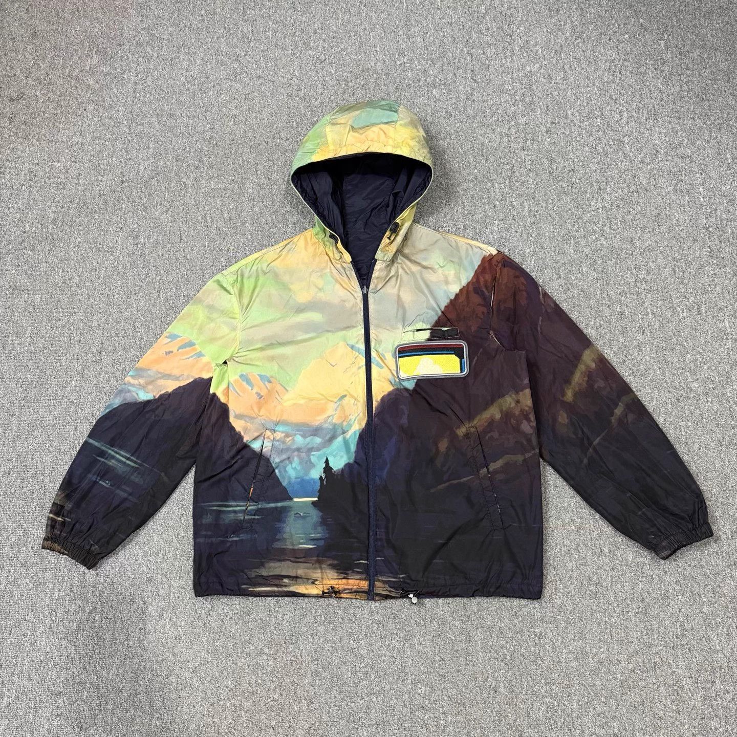 Prada Prada navy double-faced nylon jacket L 99 new Size US L / EU 52-54 / 3 - 2 Thumbnail