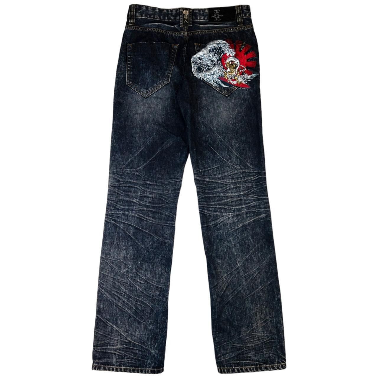 Other Vintage Big Train Japanese Embroidered Denim Jeans Size W30 Size US 30 / EU 46 - 2 Thumbnail
