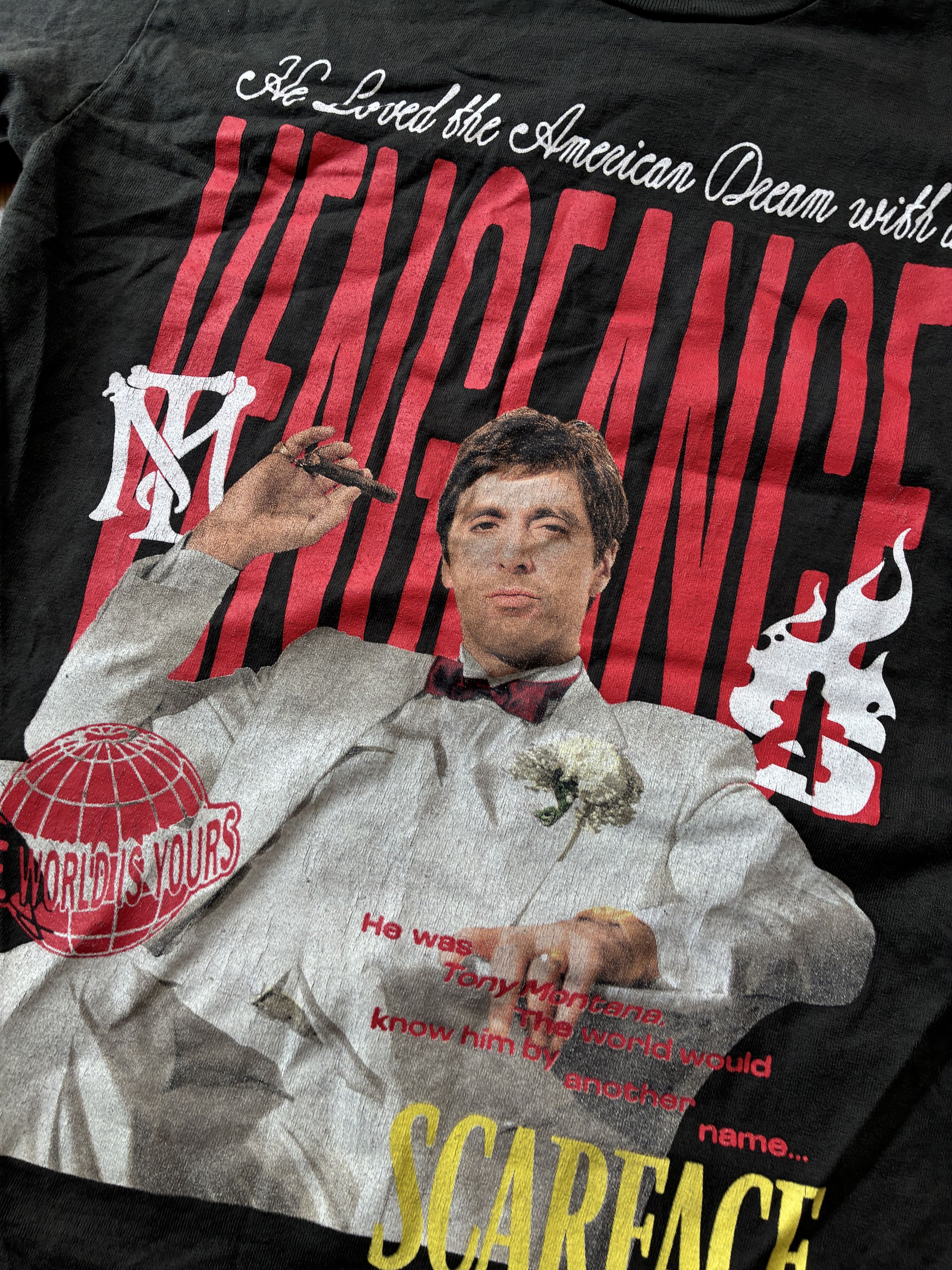 Other Scarface Tony Montana World Vengeance Black Shirt - Small Size US S / EU 44-46 / 1 - 2 Thumbnail