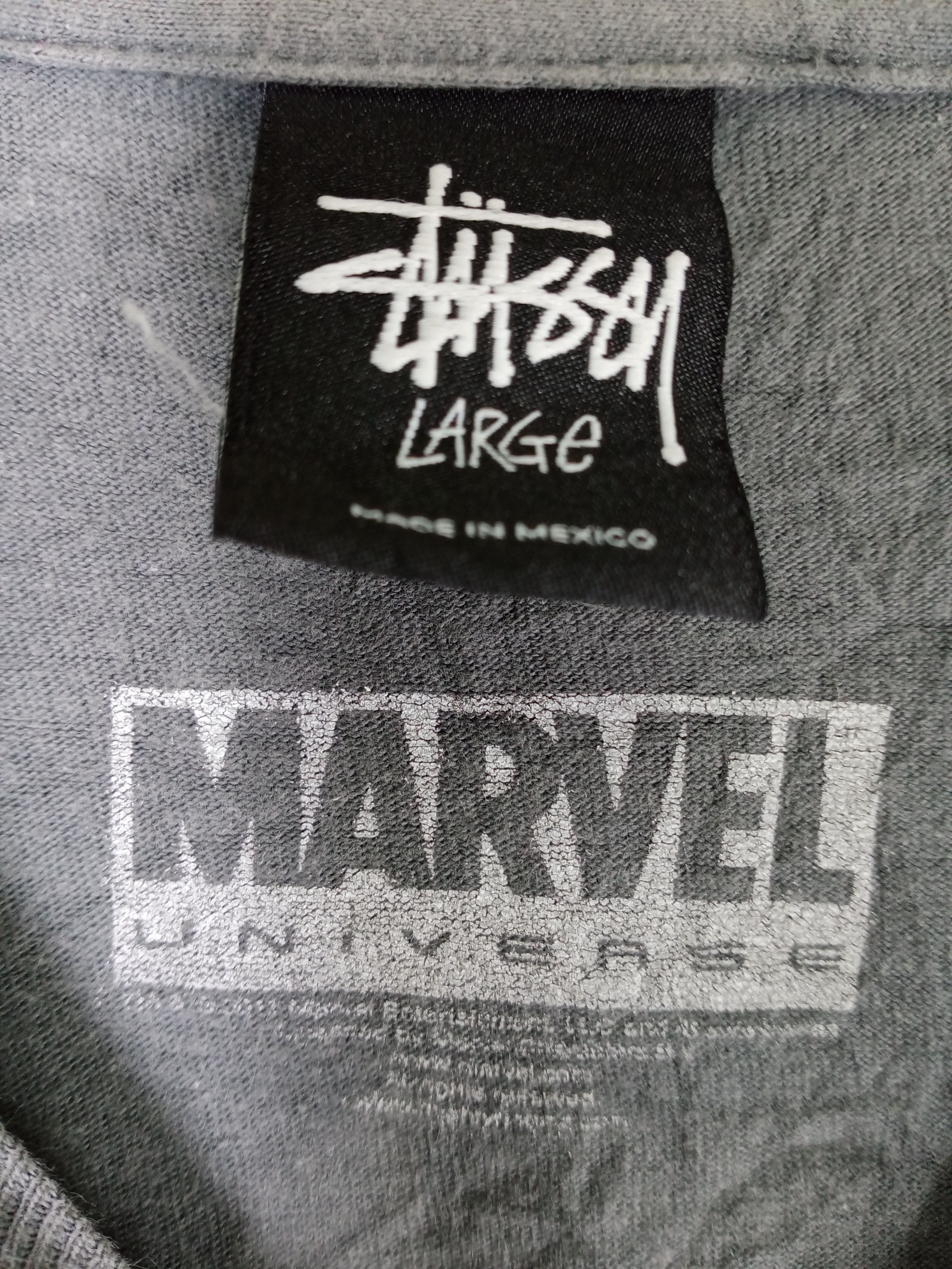 Marvel Comics × Stussy Rare Stussy X Marvel Tshirt Size US L / EU 52-54 / 3 - 4 Thumbnail