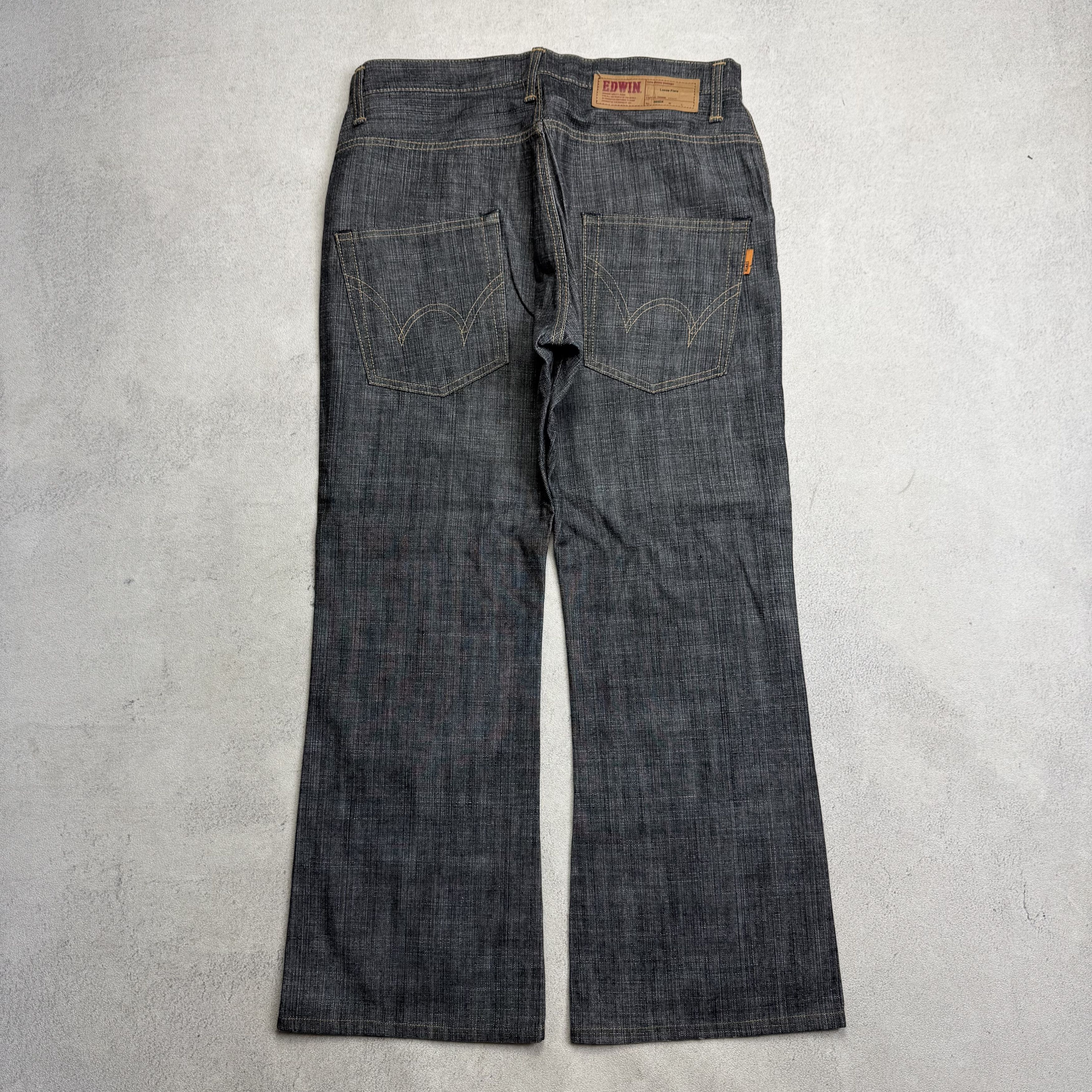 Edwin Edwin 505DX Loose Flare Jeans Size US 34 / EU 50 - 1 Thumbnail