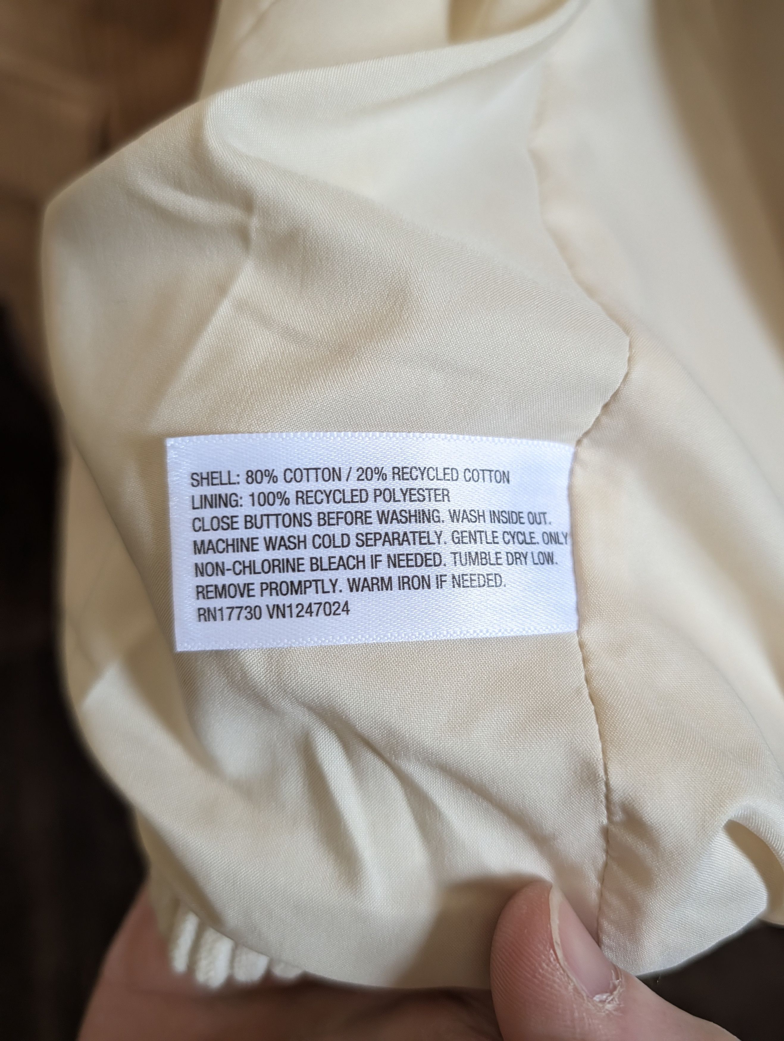 Rowing Blazers Cream corduroy gold button double breasted jacket NWT Size XL / US 12-14 / IT 48-50 - 11 Thumbnail