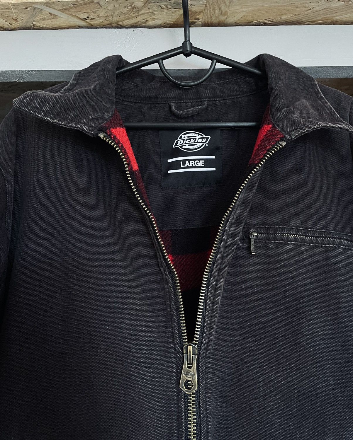 Dickies × Vintage Vintage Dickies Detroit Active Flannel Jacket Size US L / EU 52-54 / 3 - 6 Thumbnail
