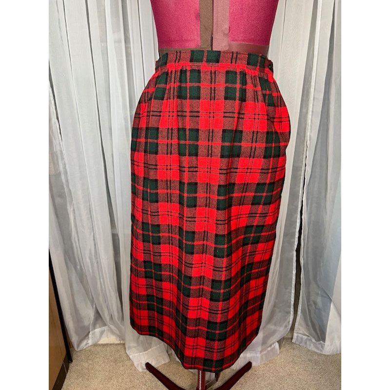 Pendleton Pendleton 49er jacket skirt suit plaid red green vintage Size M / US 6-8 / IT 42-44 - 5 Thumbnail