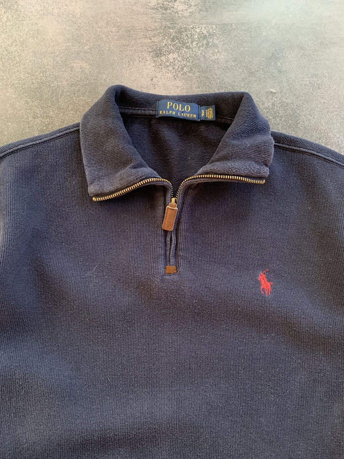 Polo Ralph Lauren × Vintage Vintage Polo Ralph Lauren Zip 1/4 Sweatshirt Old Money Y2K Size US S / EU 44-46 / 1 - 4 Thumbnail
