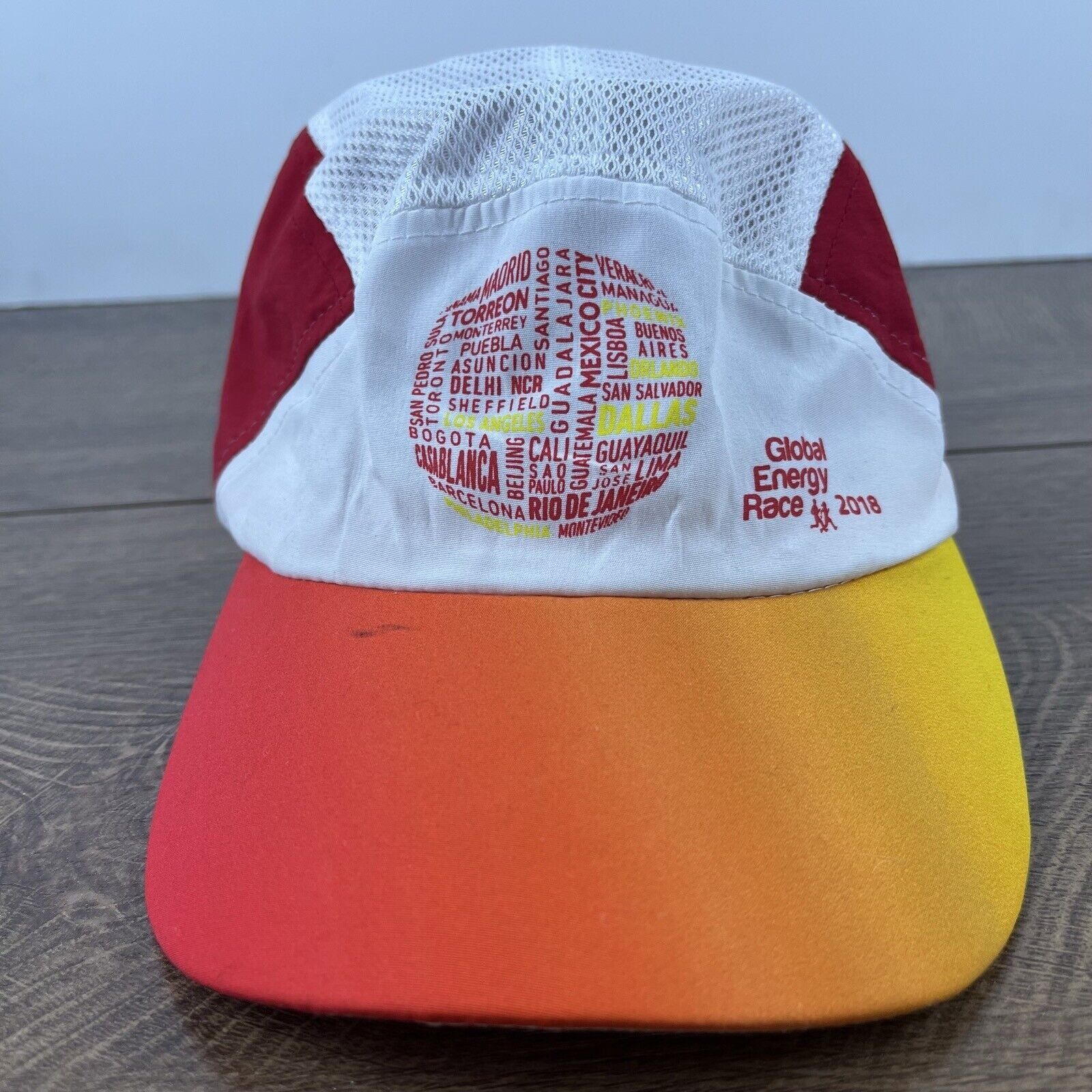 Other Bimbo Global Energy Race 2018 Hat White Cap Hat Adjustable H Size ONE SIZE - 2 Thumbnail