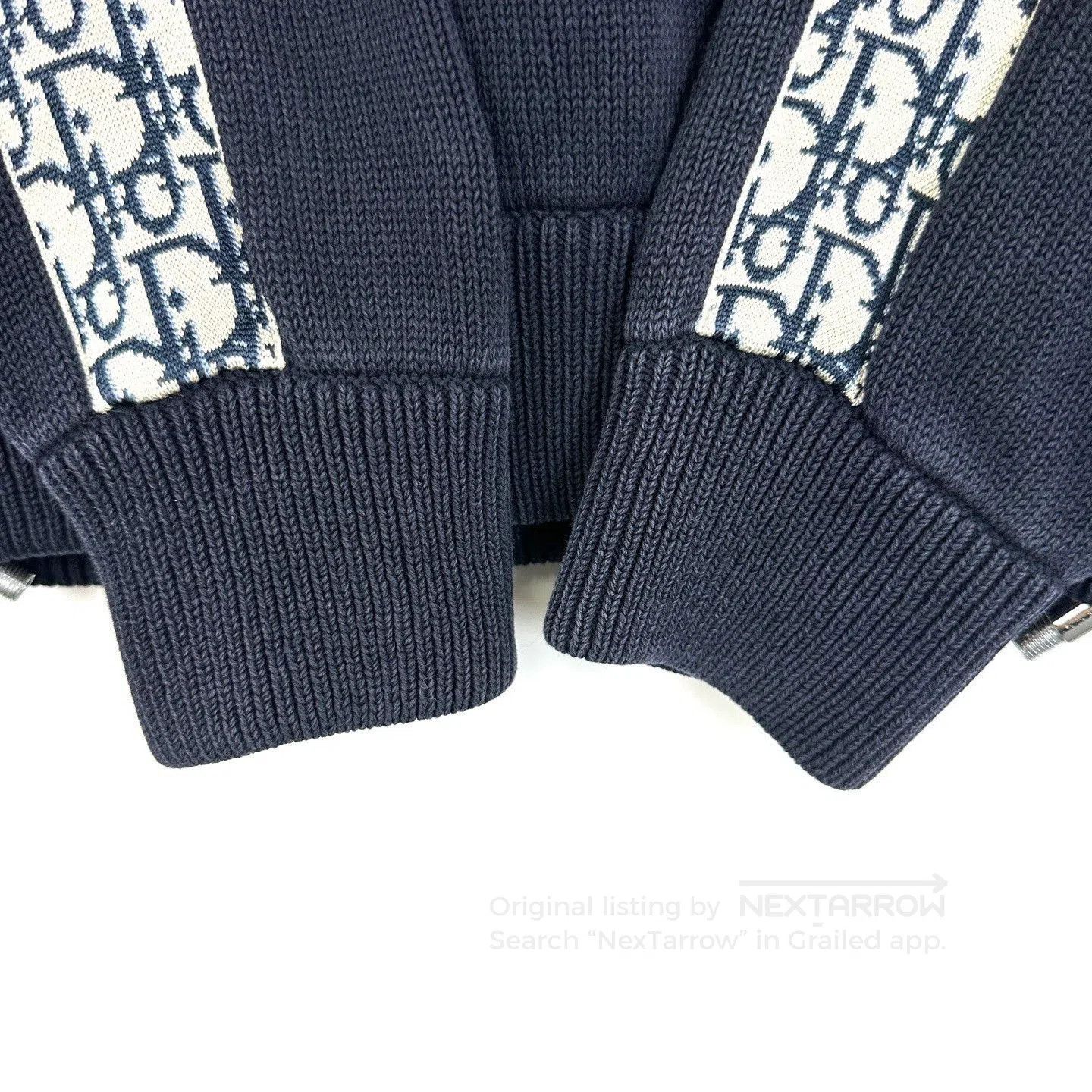 Dior Dior Black Side Panel Oblique Wool Knit. Size S / US 4 / IT 40 - 6 Thumbnail