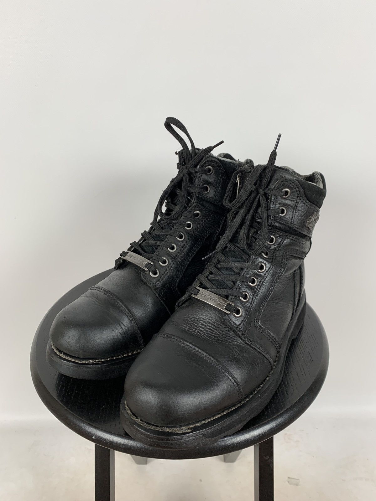 Harley Davidson Vintage Harley Davidson Black Leather Boots Size US 9 / EU 42 - 4 Thumbnail