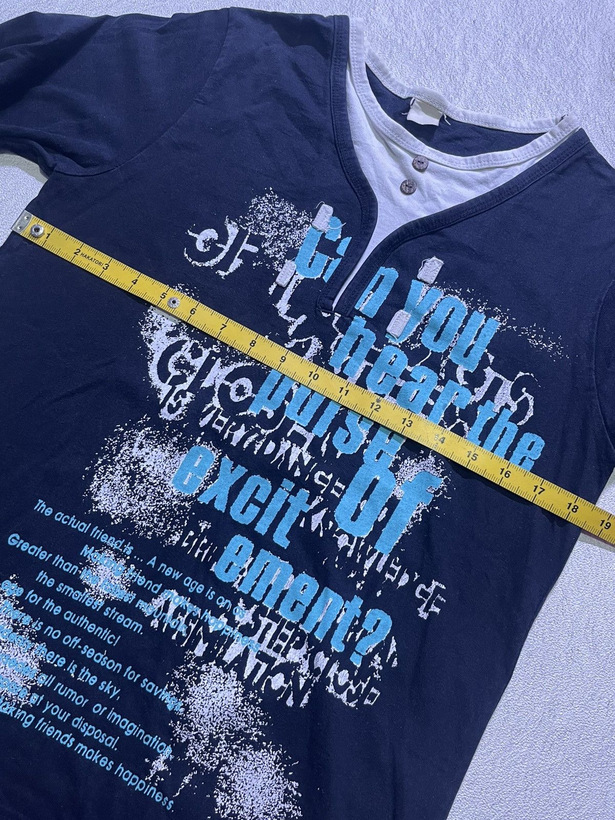 Japanese Brand VINTAGE Y2K long sleeve tshirt ifsix style Size US M / EU 48-50 / 2 - 6 Thumbnail
