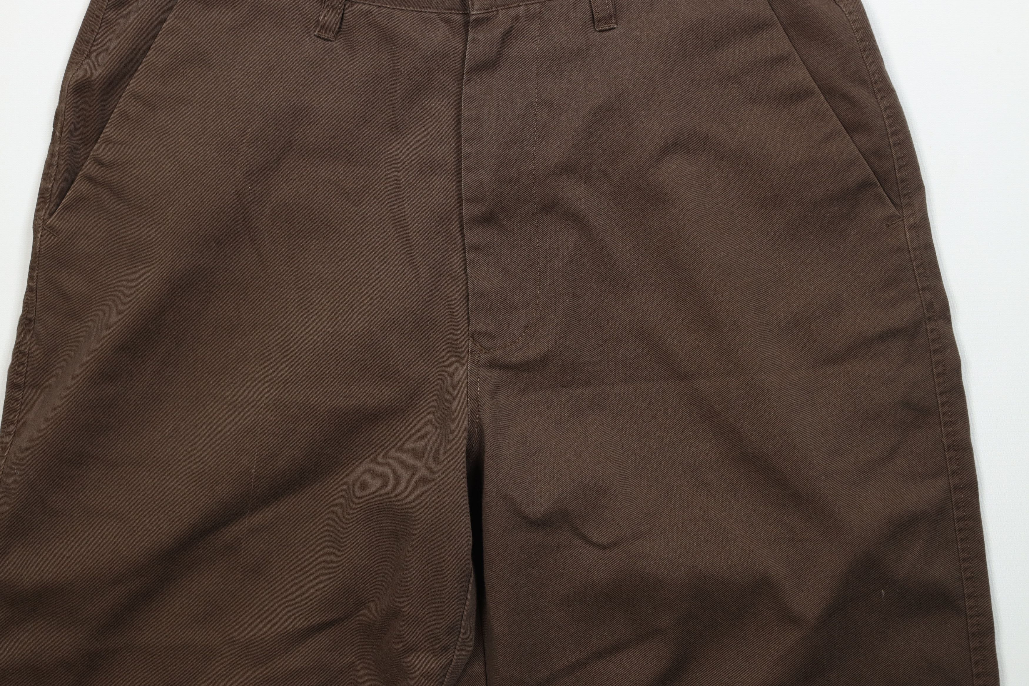 Volcom Vintage 90s Y2K Volcom Stone Skateboard Shorts Brown Cotton Size US 31 - 3 Thumbnail