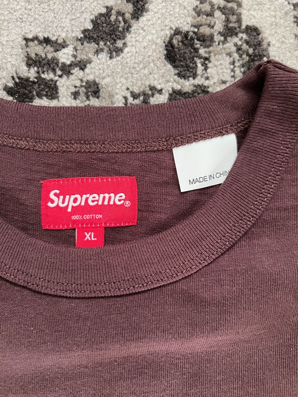 Supreme SUPREME BAD S/S TOP DARK BROWN Size US XL / EU 56 / 4 - 3 Thumbnail