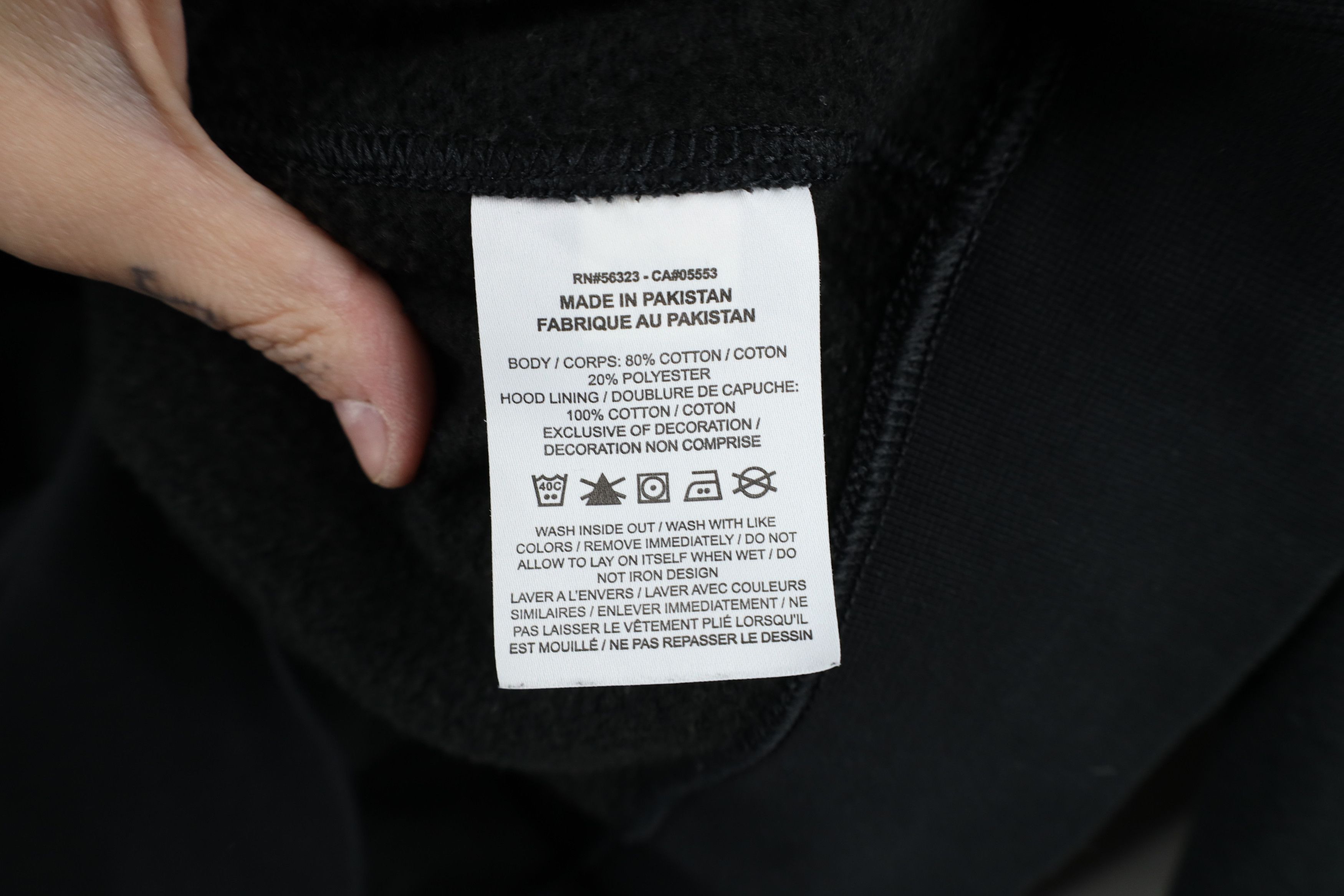Nike × Vintage Vintage Y2K Nike Spell Out Box Logo Hoodie Sweatshirt Black Size US L / EU 52-54 / 3 - 10 Thumbnail