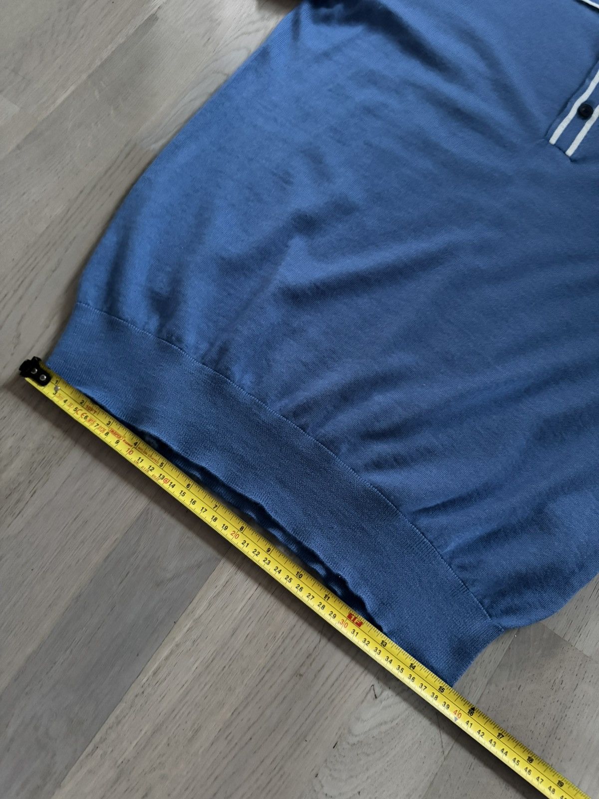 Mr P. MR P. knit polo tshirt SEE ALL PHOTOS FOR REAL TAPE MEASURES Size US XL / EU 56 / 4 - 9 Thumbnail
