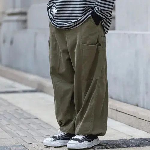 Jean Ishiyama x Ryoka Green Cargo Pants Size US 34 / EU 50 - 3 Thumbnail