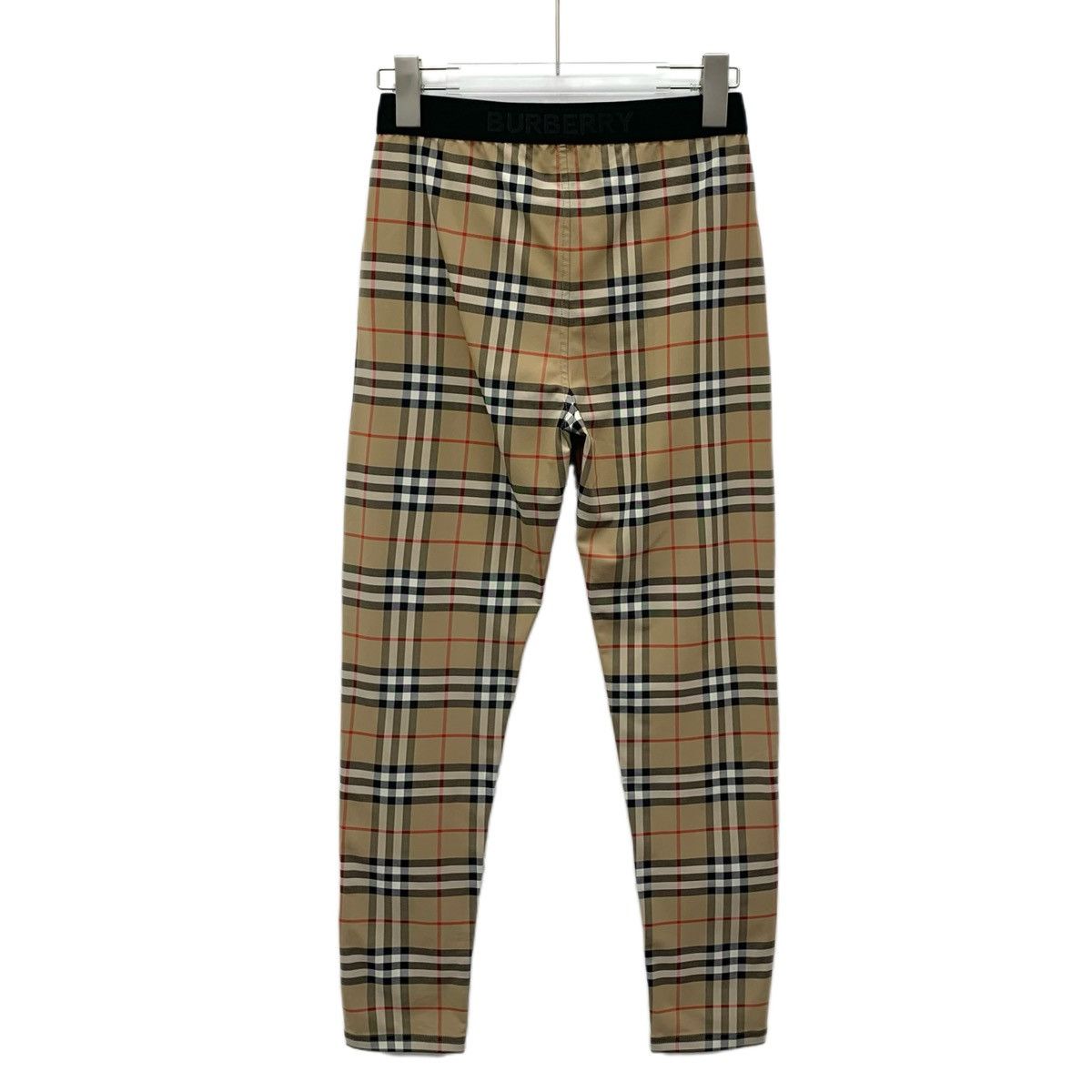 Burberry Burberry Brown Waist Logo Plaid Casual Pants K26WX Size 27" / US 4 / IT 40 - 2 Thumbnail
