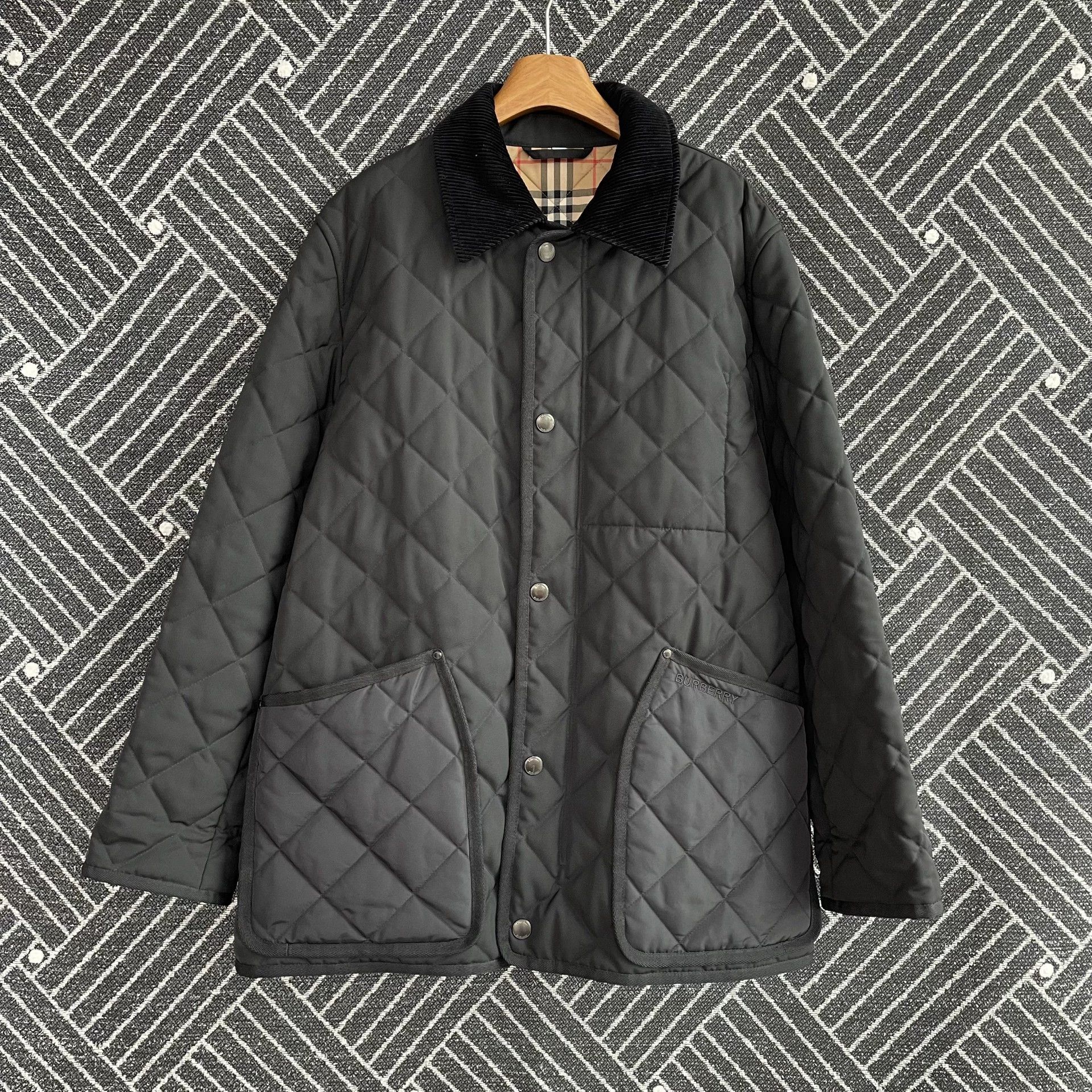 Burberry Burberry Check LS Cotton Jkt Men's XL 99 New Size US XL / EU 56 / 4 - 1 Thumbnail