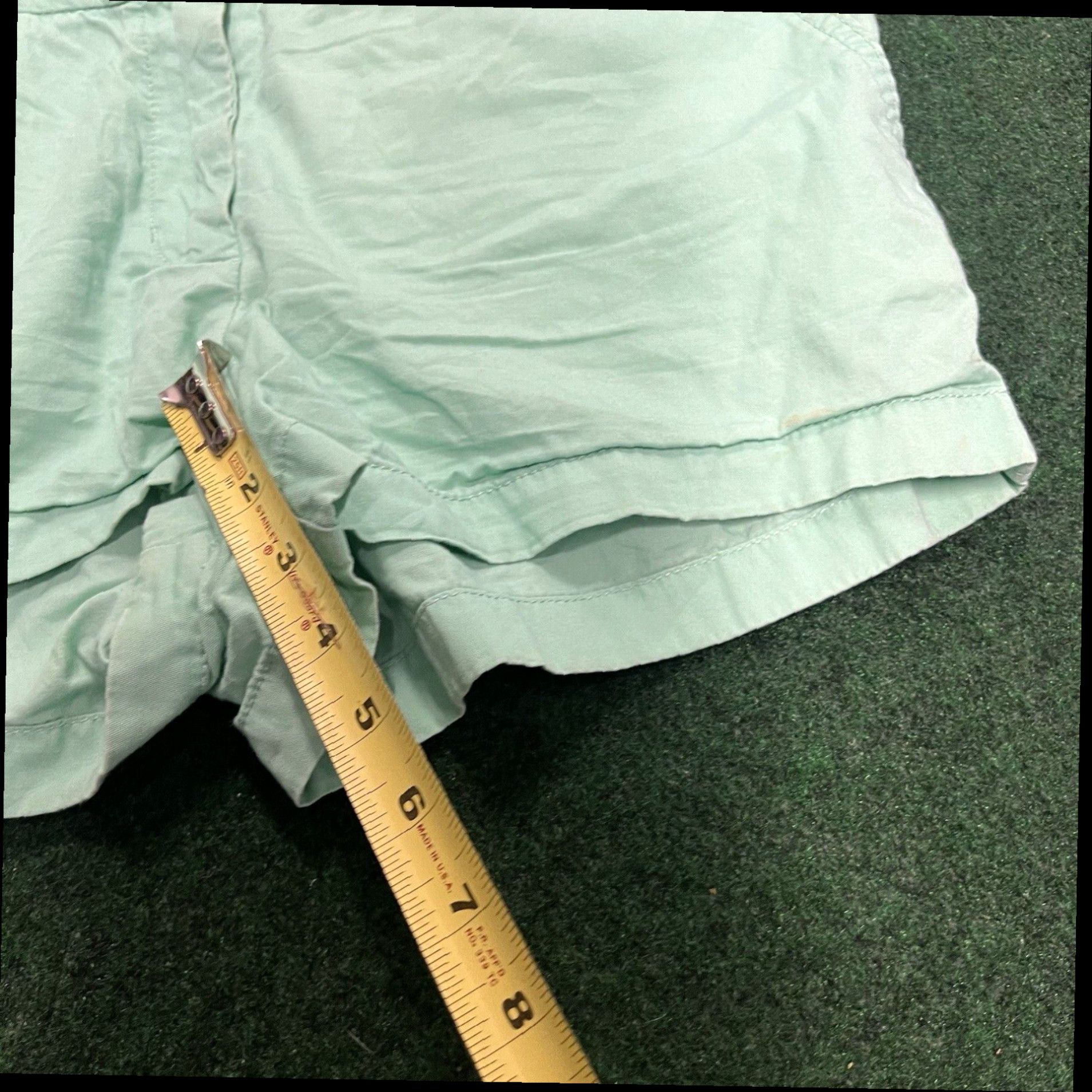 J.Crew J. Crew Shorts Womens Size 8 Chino Green Mid Rise Twill 4.5" Inseam City Fit Size 30" / US 8 / IT 44 - 7 Thumbnail