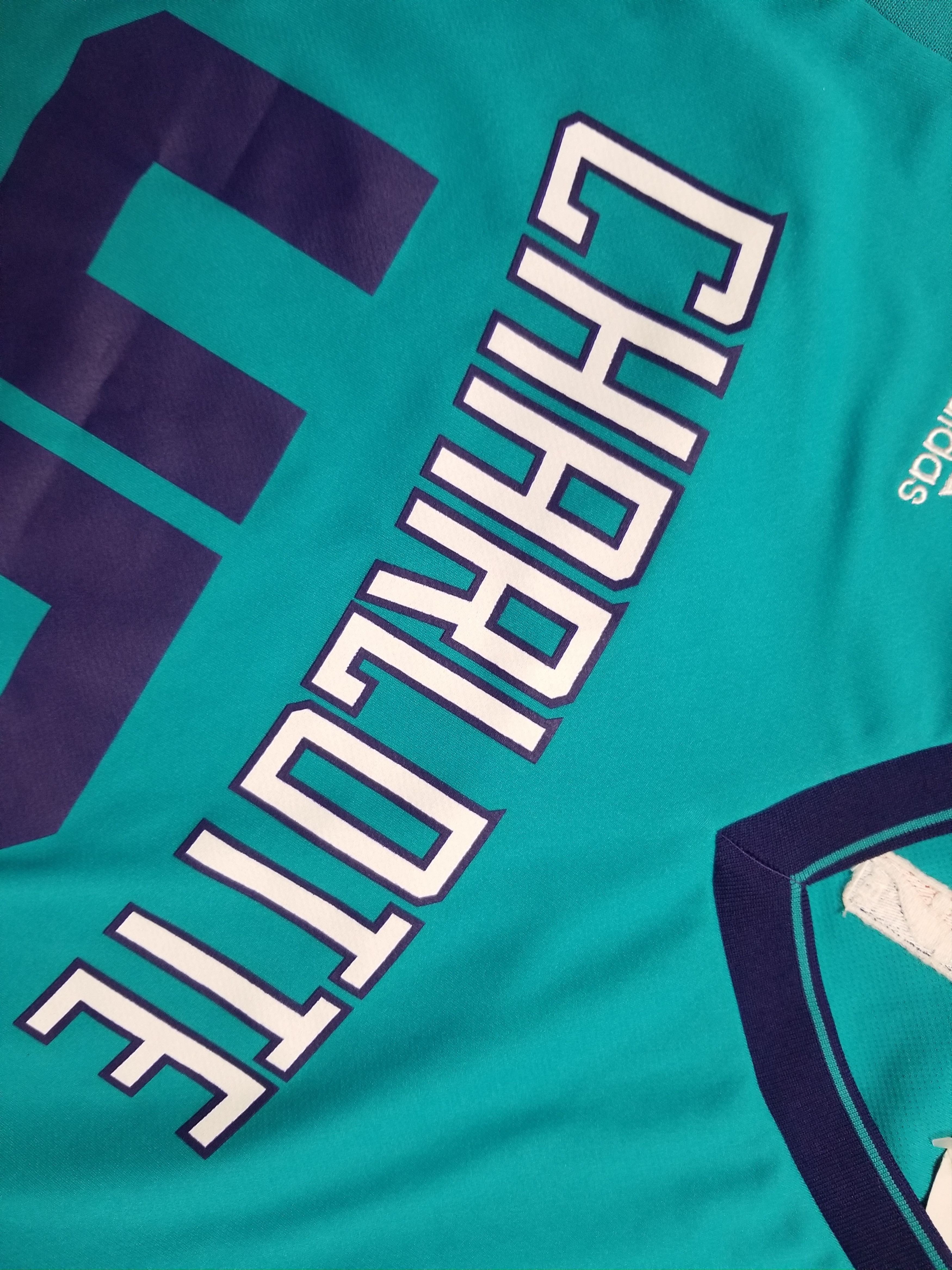 Adidas Charlotte Hornets #40 Zeller NBA Basketball Teal Jersey Size US M / EU 48-50 / 2 - 12 Thumbnail