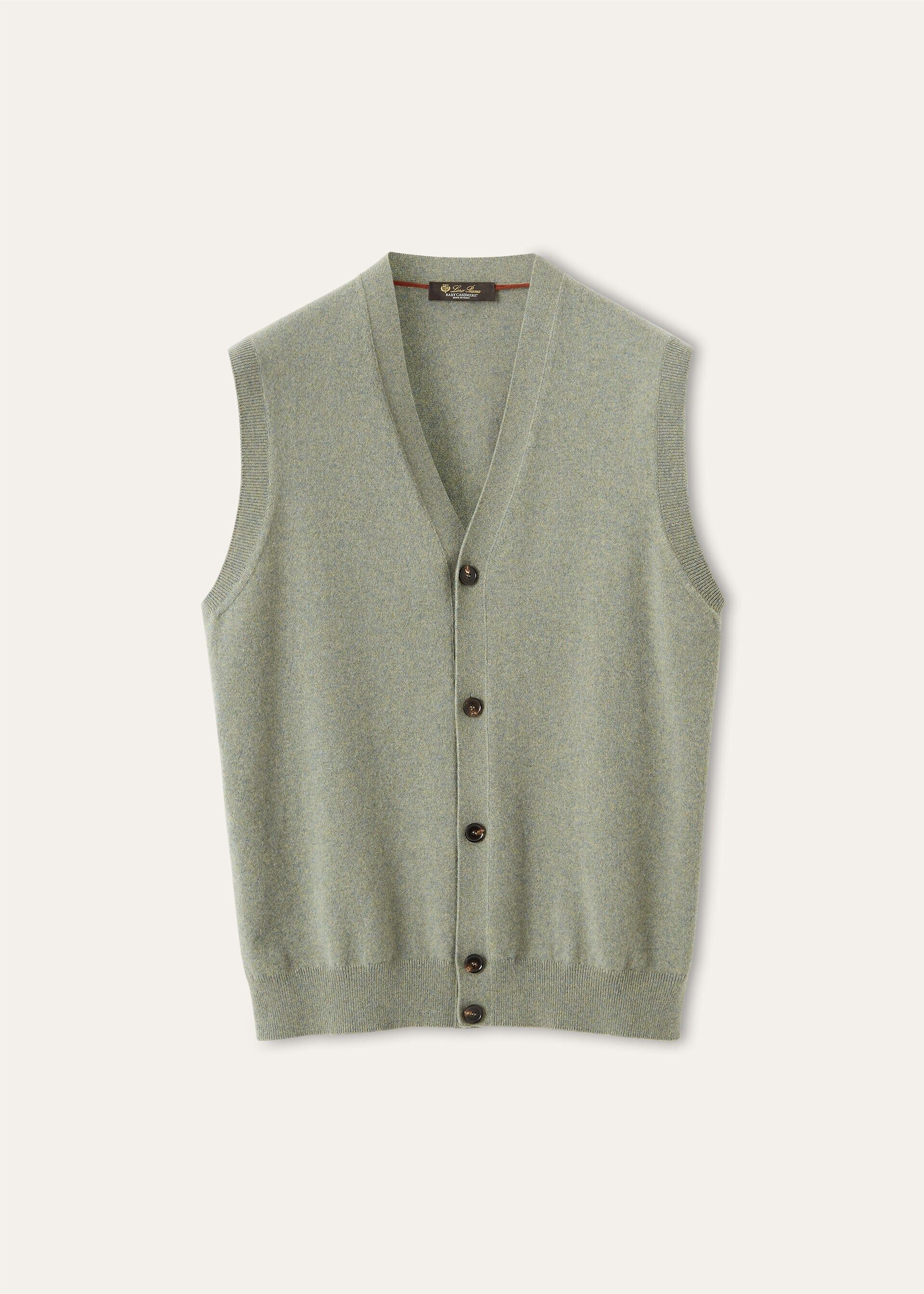 Loro Piana os11x0226 FAP6096 Classic Vest in Mountain View Melange Size US S / EU 44-46 / 1 - 1 Thumbnail