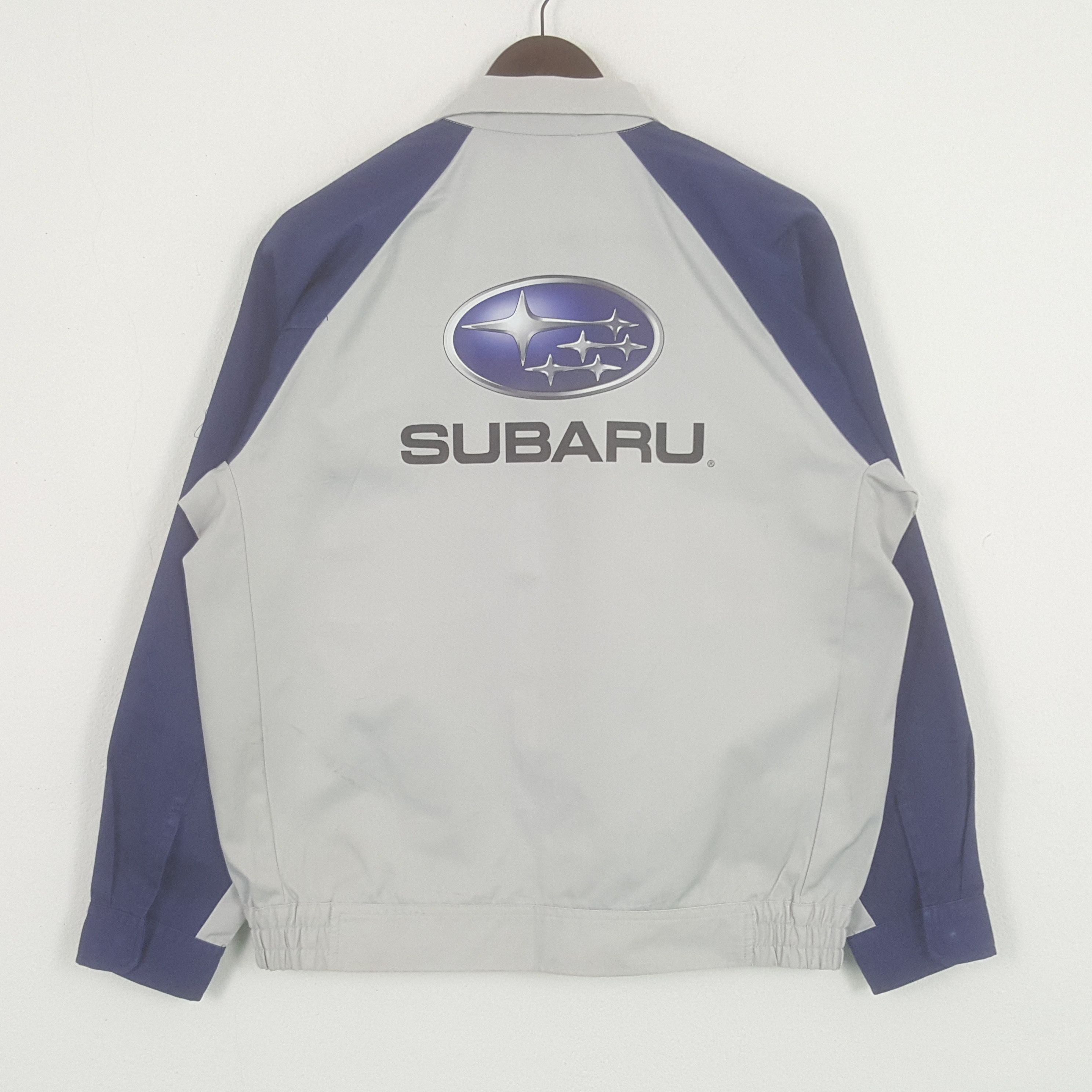 Japanese Brand × Vintage Vintage SUBARU Custom Logo Worker Sport Jacket Size US L / EU 52-54 / 3 - 1 Thumbnail