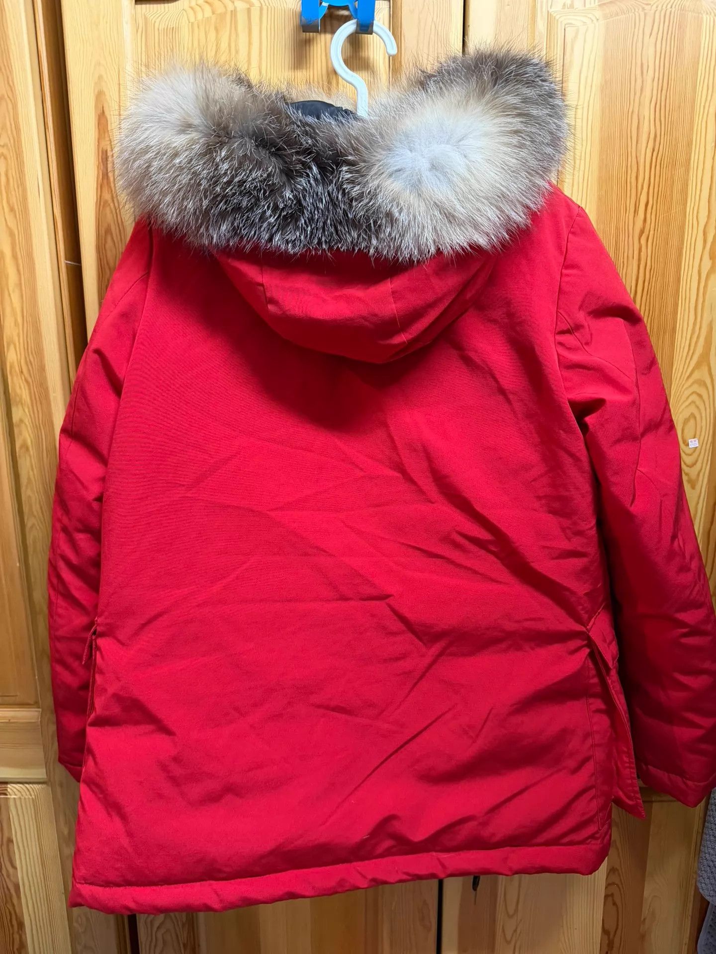 Moncler Moncler Courvite Red Fox Fur Collar Puffer Wmn 0 Size XS / US 0-2 / IT 36-38 - 2 Thumbnail