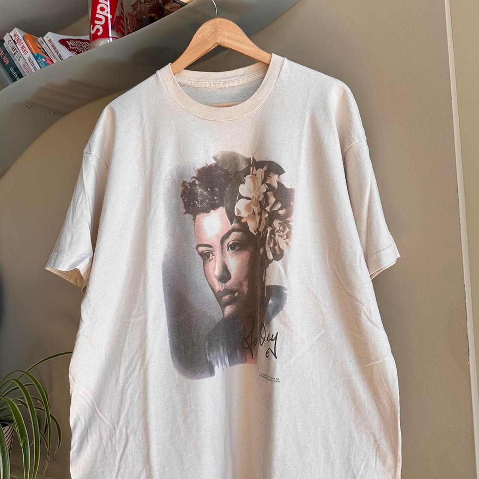 Band Tees × Vintage Vintage Billie Holiday "Lady Day" Shirt Size US XL / EU 56 / 4 - 2 Thumbnail