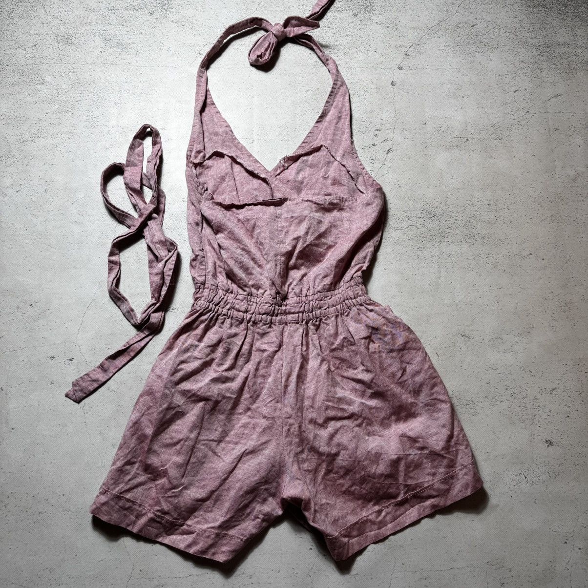 Just Cavalli vintage linen jumpsuit just cavalli roberto cavalli pants Size M / US 6-8 / IT 42-44 - 1 Thumbnail