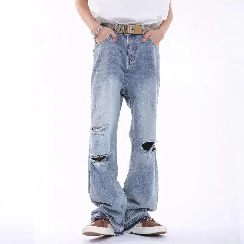 Vintage Hip Hop Streetwear Loose Casual Jeans