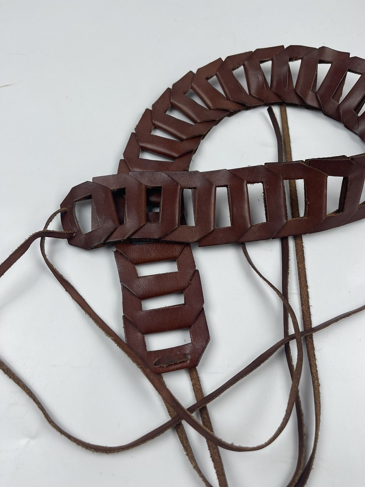 Genuine Leather × Japanese Brand topkapi leather belt tc7 Size ONE SIZE - 5 Thumbnail
