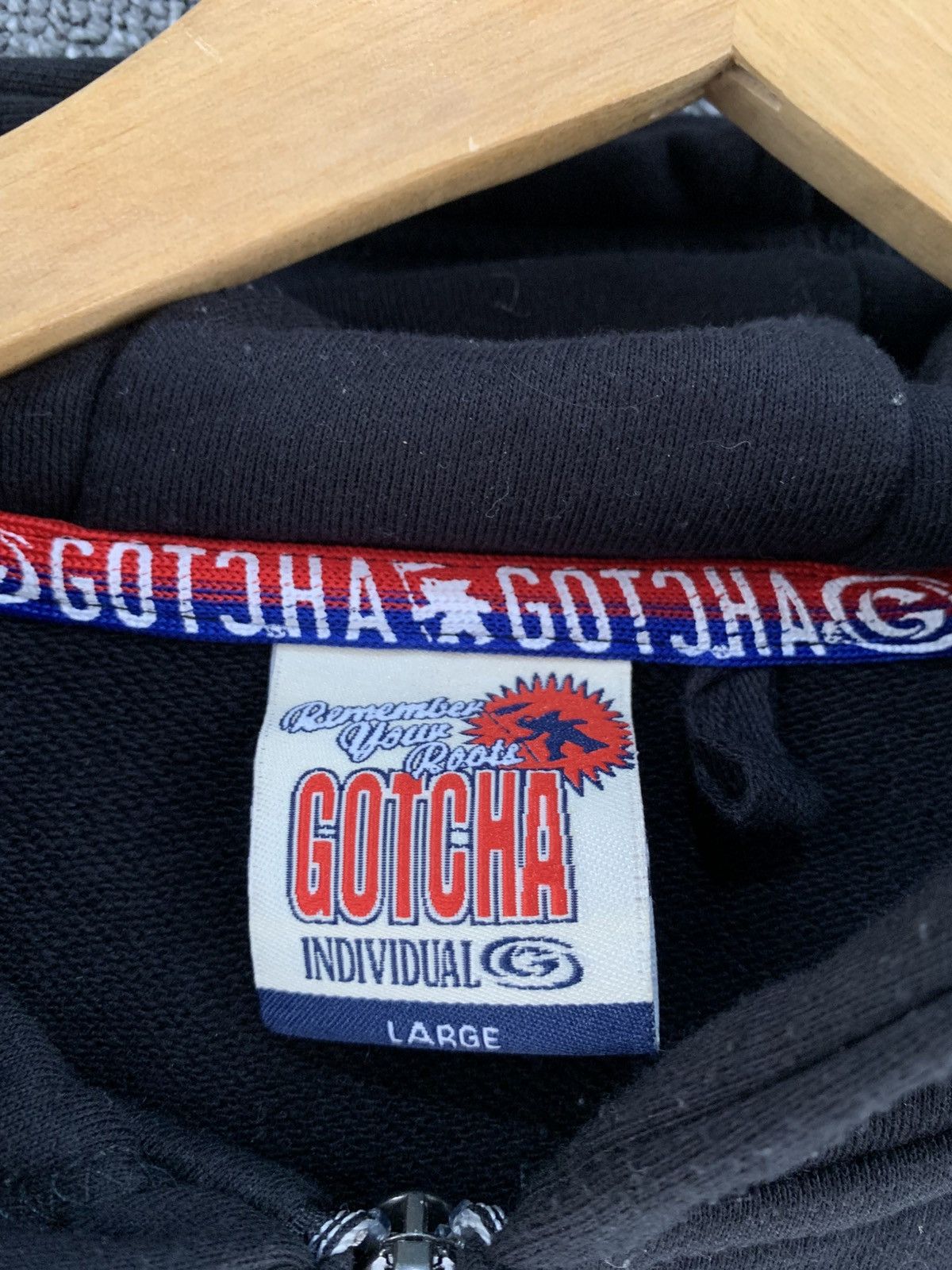 Vintage 🇺🇸 Gotcha the Blue Gool Poem Gotchic Surfware Zip Jacket Size US L / EU 52-54 / 3 - 6 Thumbnail