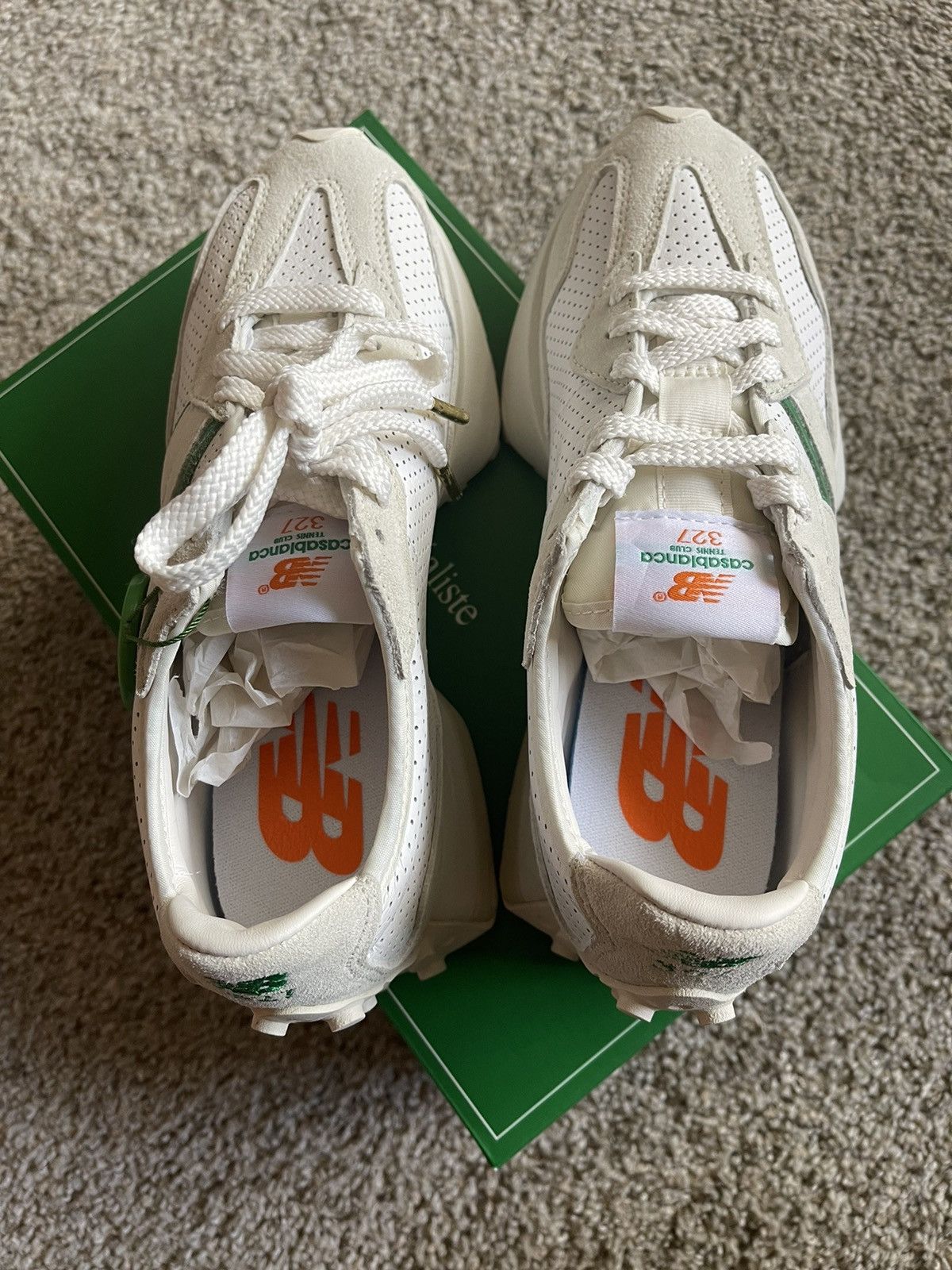 Casablanca × New Balance Rare New Balance x Casabanca 327 Size US 7 / IT 37 - 5 Thumbnail