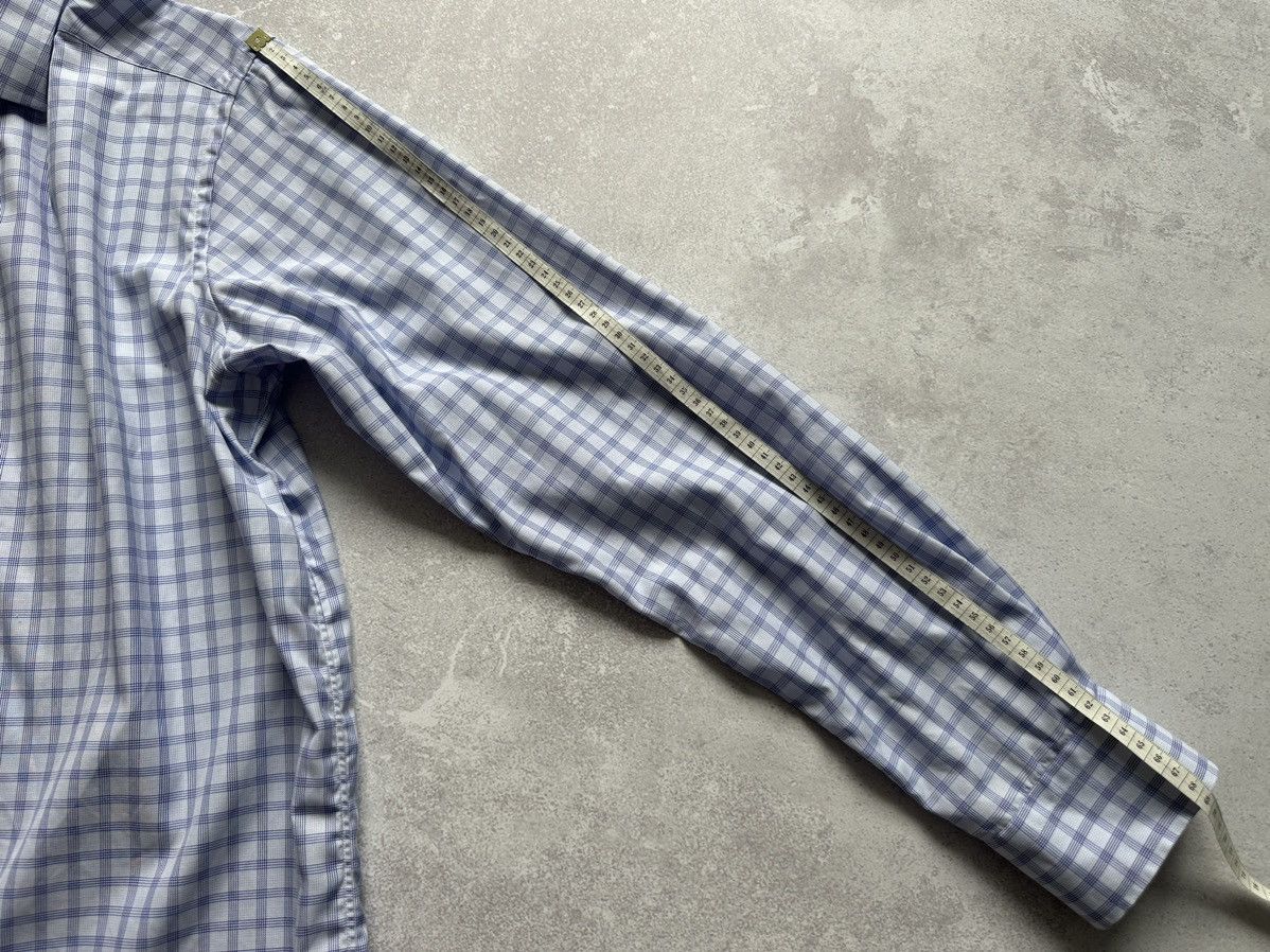 Eton ETON Slim Blue Long Sleeve Button Down Shirt Size 41 / 16 Size US L / EU 52-54 / 3 - 8 Thumbnail