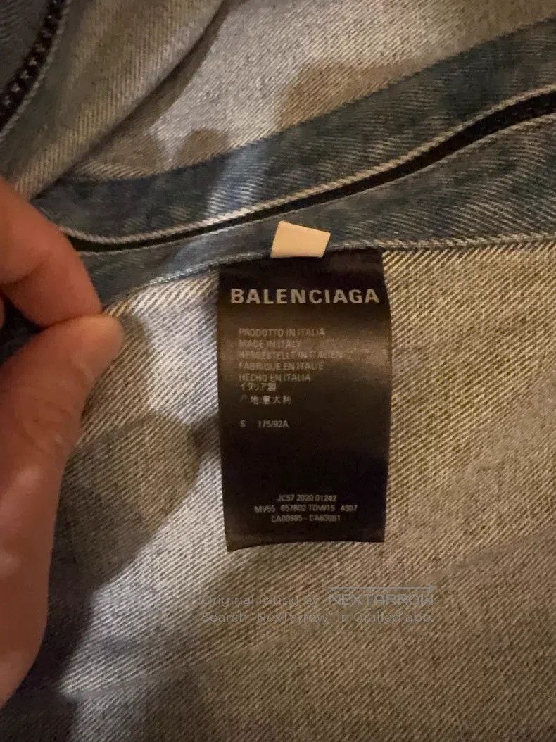 Balenciaga Balenciaga Vintage Lightweight Denim Jacket Size S / US 4 / IT 40 - 4 Thumbnail