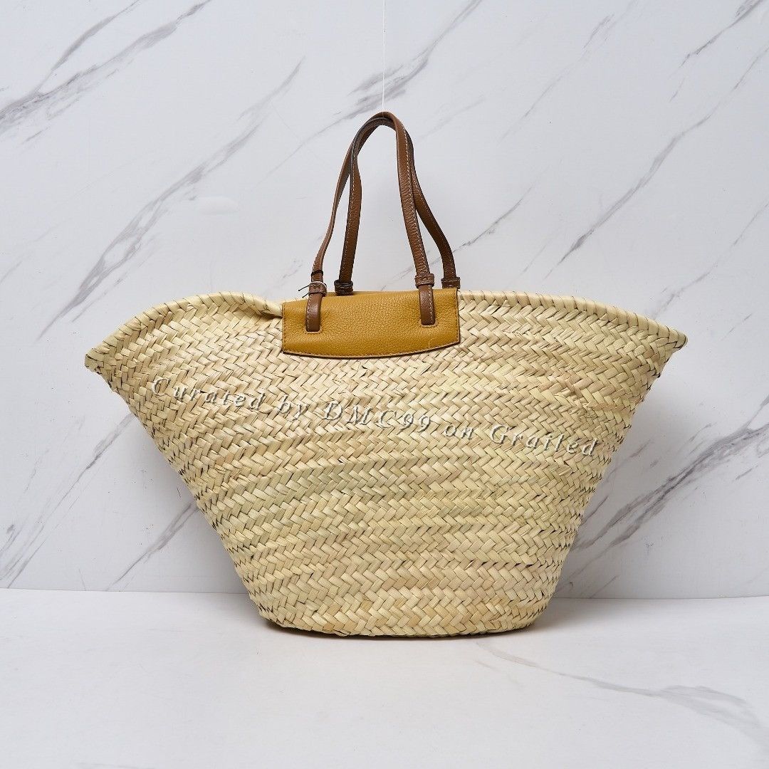 Furla Furla Woven Leather Trim Tote Bag Size ONE SIZE - 1 Thumbnail