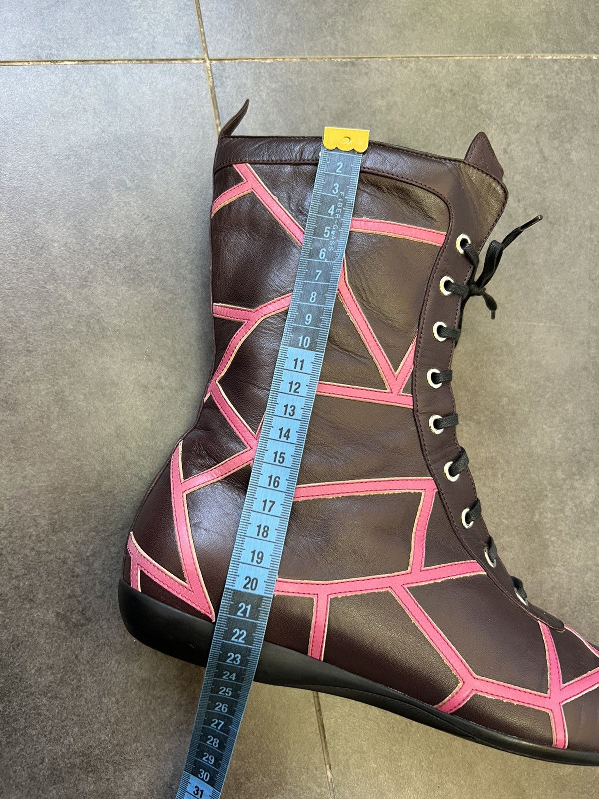 Yohji Yamamoto Archive 2008 Yohji Yamamoto x Salvatore Ferragamo high boots Size US 7.5 / EU 40-41 - 16 Thumbnail