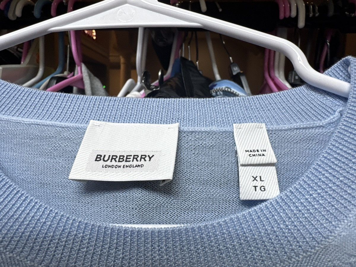 Burberry Burberry pale blue wool and cashmere xl sweater:Retail $830 Size US XL / EU 56 / 4 - 4 Thumbnail