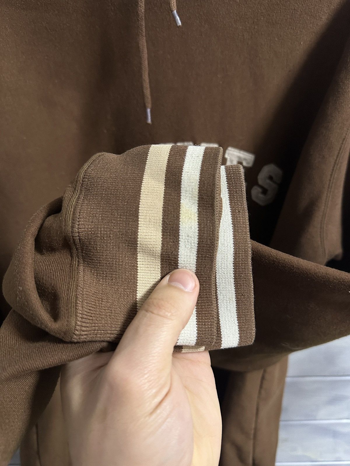 Dickies Rare Vintage Hoodie Dickies Fort Worth, Texas Brown Size XL Size US XL / EU 56 / 4 - 9 Thumbnail