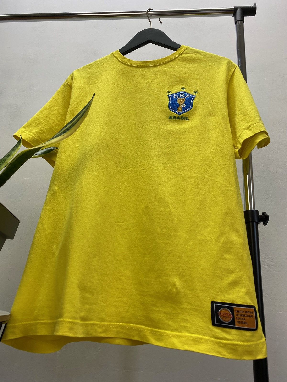 Other × Vintage Brazil 10 Pele Toffs Football Soccer Jersey Retro Remake Size US L / EU 52-54 / 3 - 3 Thumbnail