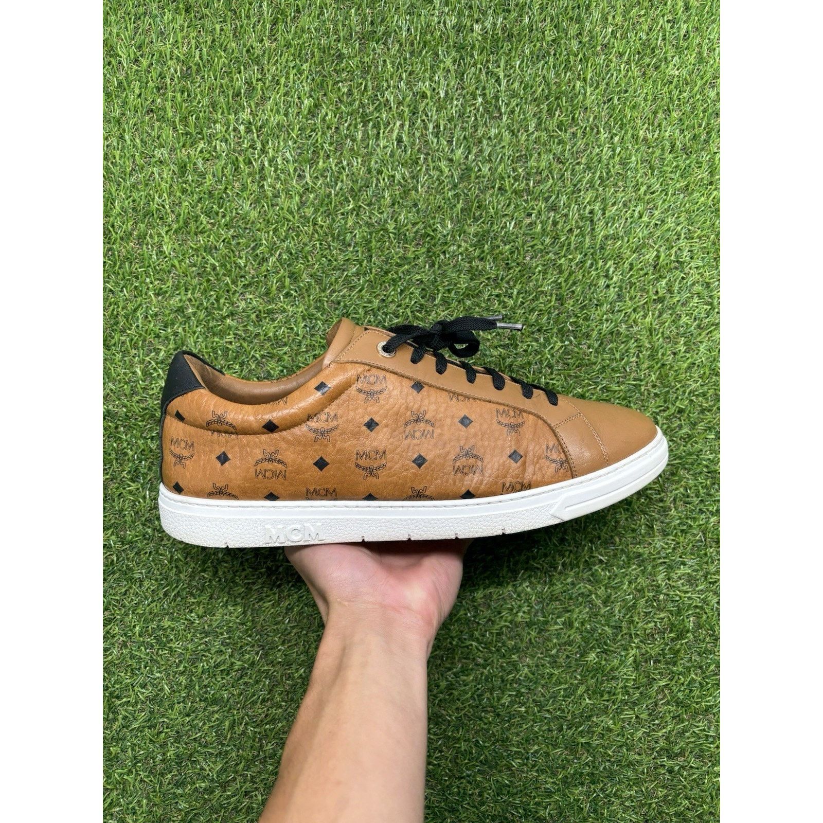 MCM MCM Terrain monogram-print sneakers | GOOD CONDITION! Size US 12 / EU 45 - 2 Thumbnail