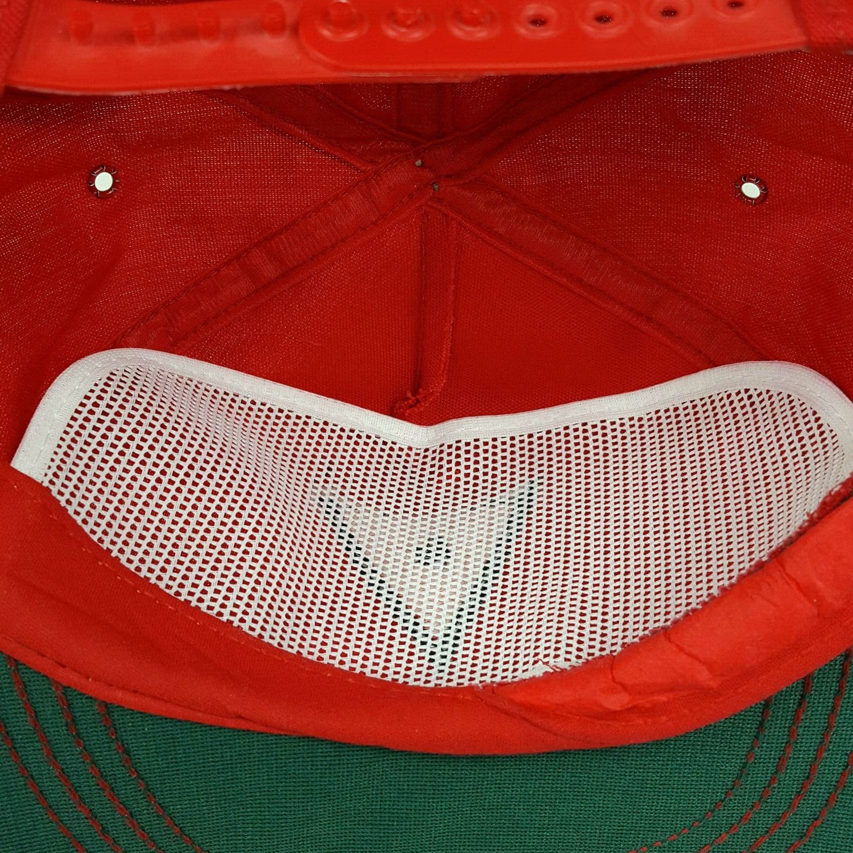 Vintage VINTAGE PB & S Red Snapback Trucker Hat Cap Embroidered Logo Men Adjustable Size ONE SIZE - 7 Thumbnail