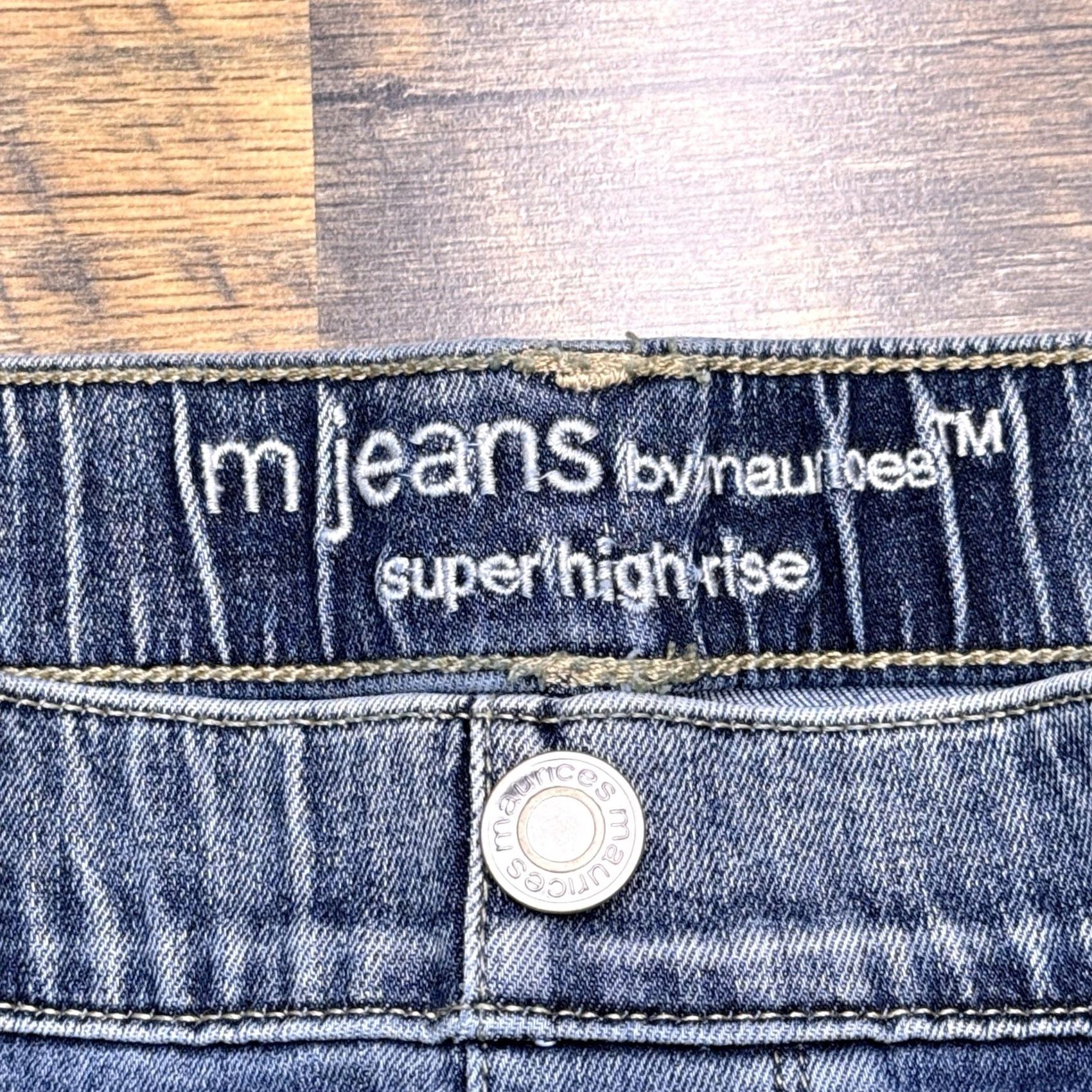 Vintage Maurices M Jeans Jegging Womens Extra Large Super High Rise Stretch New Size 40" / US 18 - 5 Thumbnail