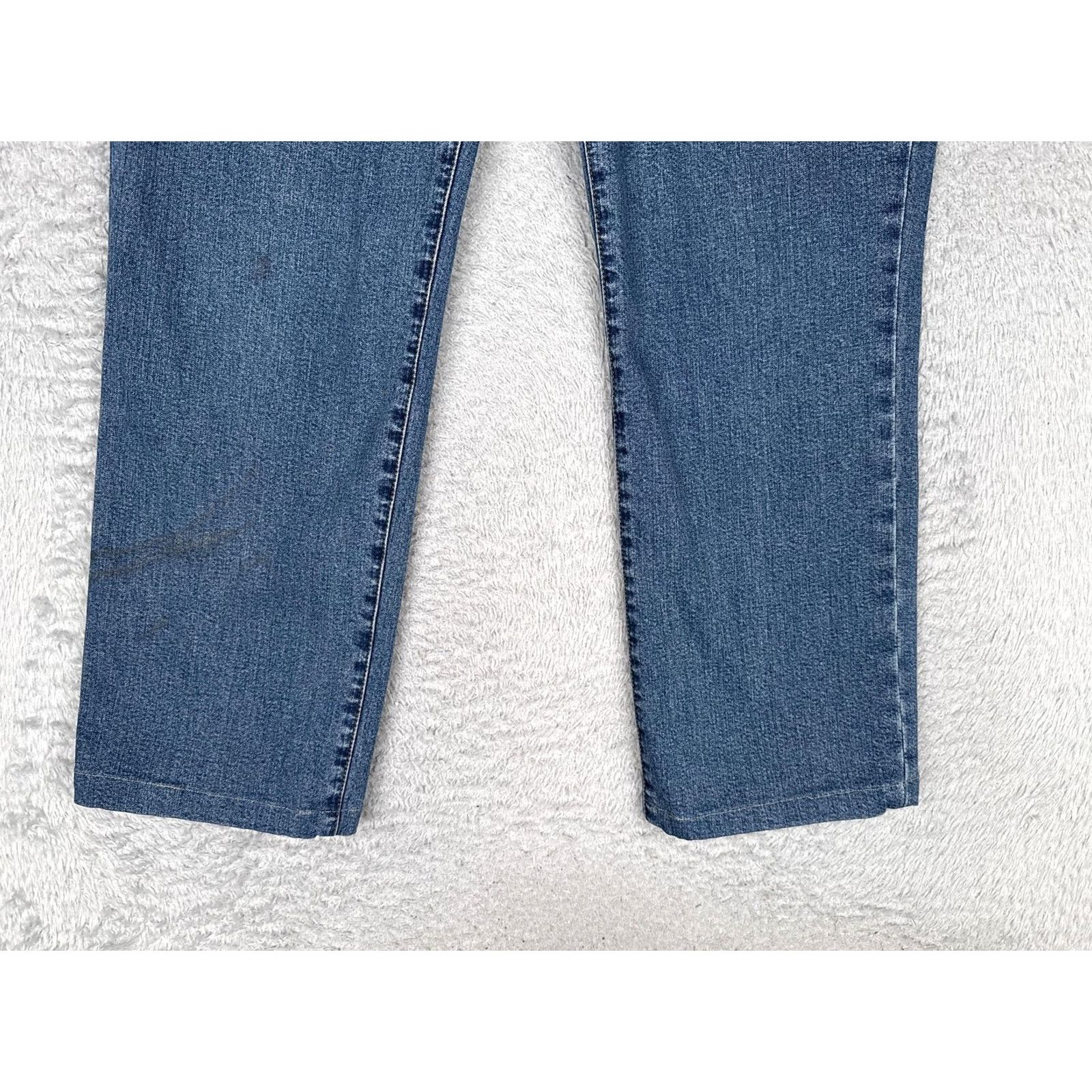 Ralph Lauren Lauren Ralph Lauren Jeans Womens 12P Blue Straight High Rise Stretch 32x26 Denim Size 34" / US 12 / IT 48 - 2 Thumbnail