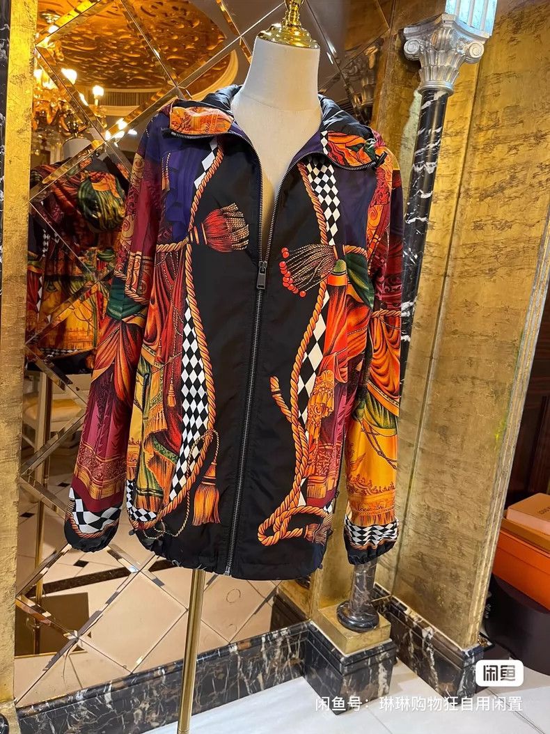 Versace Versace Court oil painting series jacket Size M / US 6-8 / IT 42-44 - 1 Thumbnail