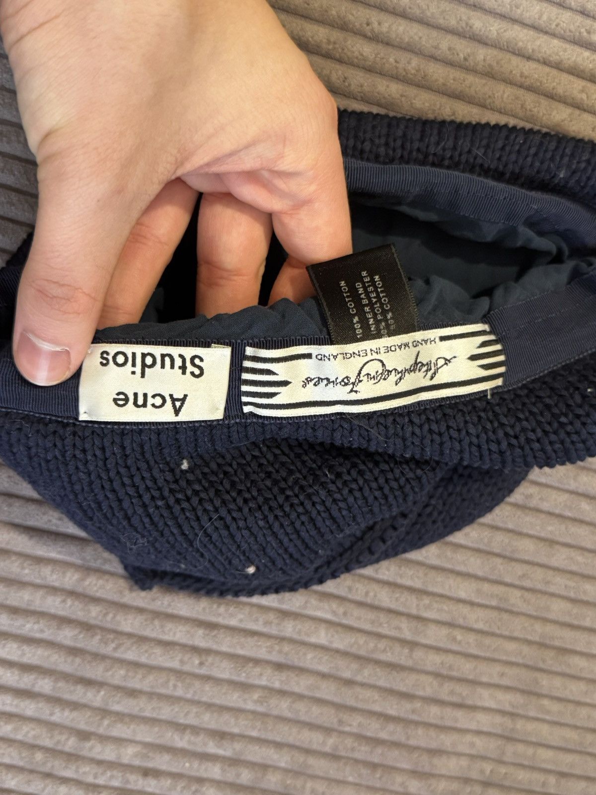 Acne Studios Acne Studios x Stephen Jones Hand Knit Bucket-hat size OS Size ONE SIZE - 6 Thumbnail