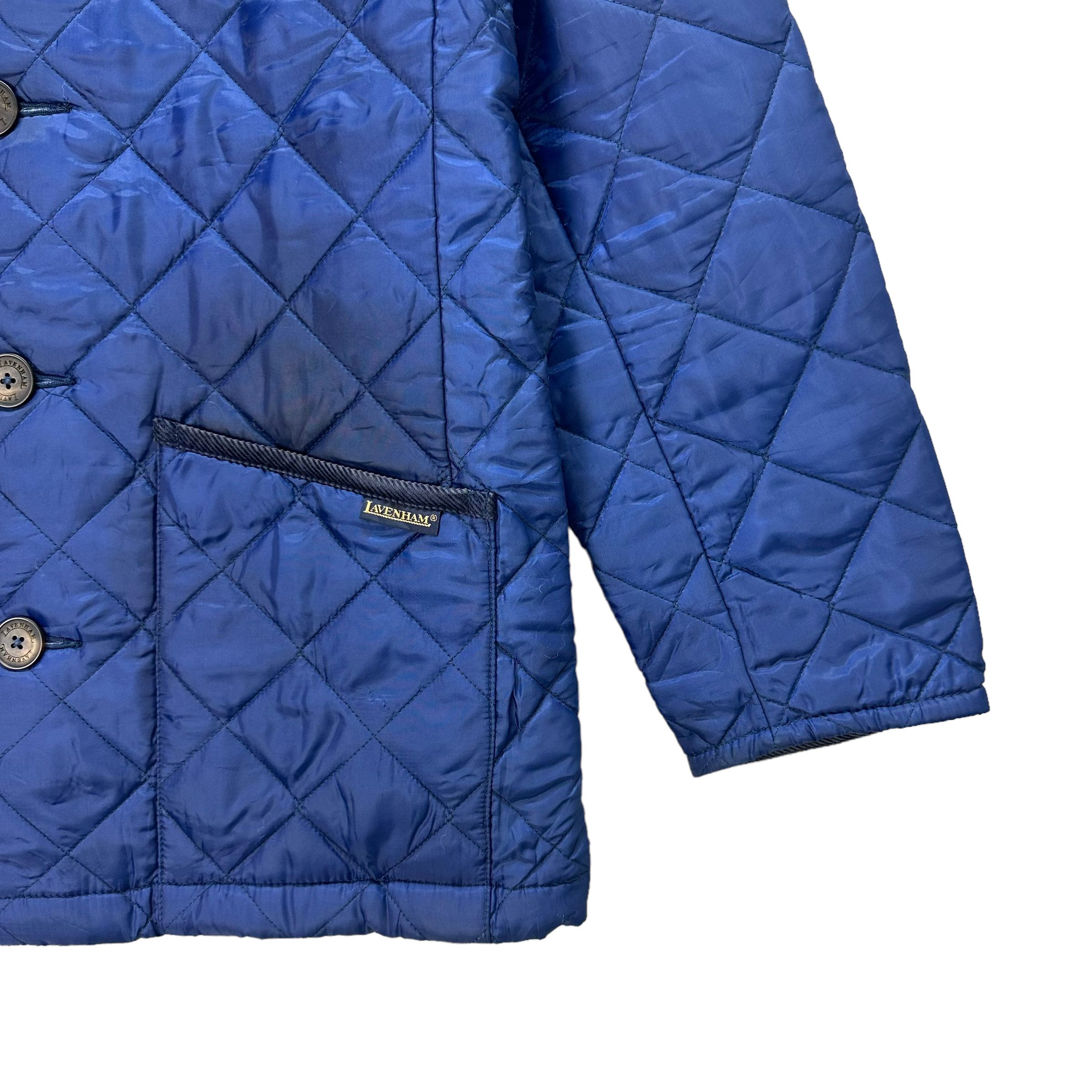 LAVENHAM X PAUL SMITH BLUE QUILTED JACKET #7647-160