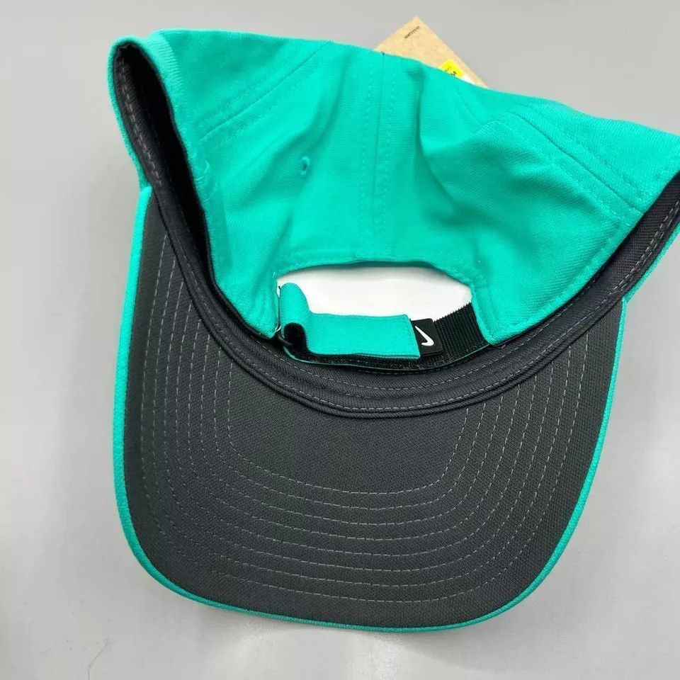 Nike Nike Dri-Fit Hat Men S-M Blue Black Strap Back Cap New Size ONE SIZE - 7 Thumbnail